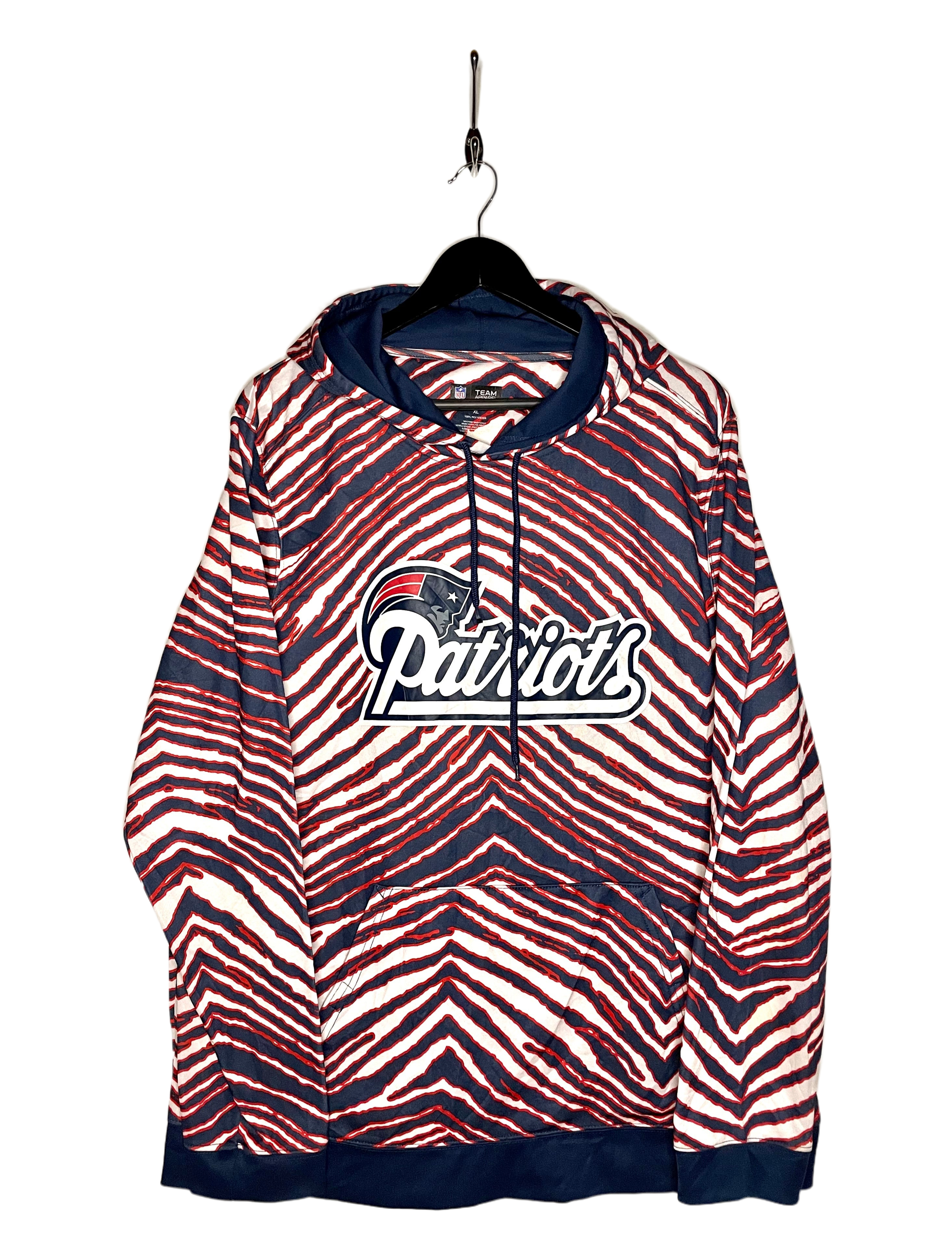 Sudadera con capucha NFL New England Patriots animal print talla XL 