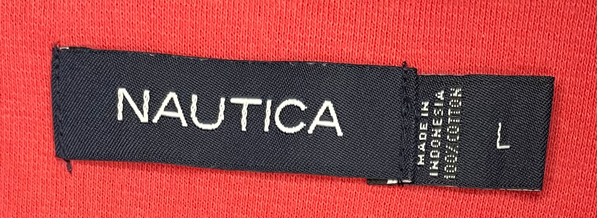 Nautica Vintage Q-Zip Sweater Lachs Größe L