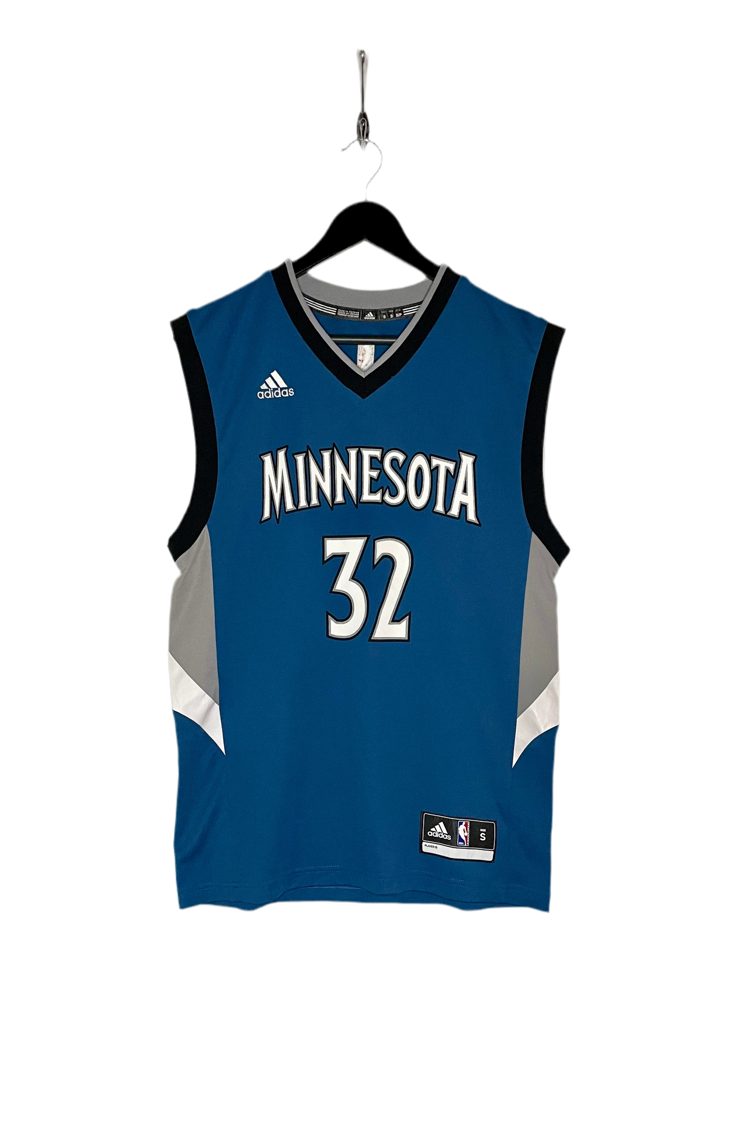 Adidas Minnesota Timberwolves Jersey #32 Karl Towns Blau Größe S