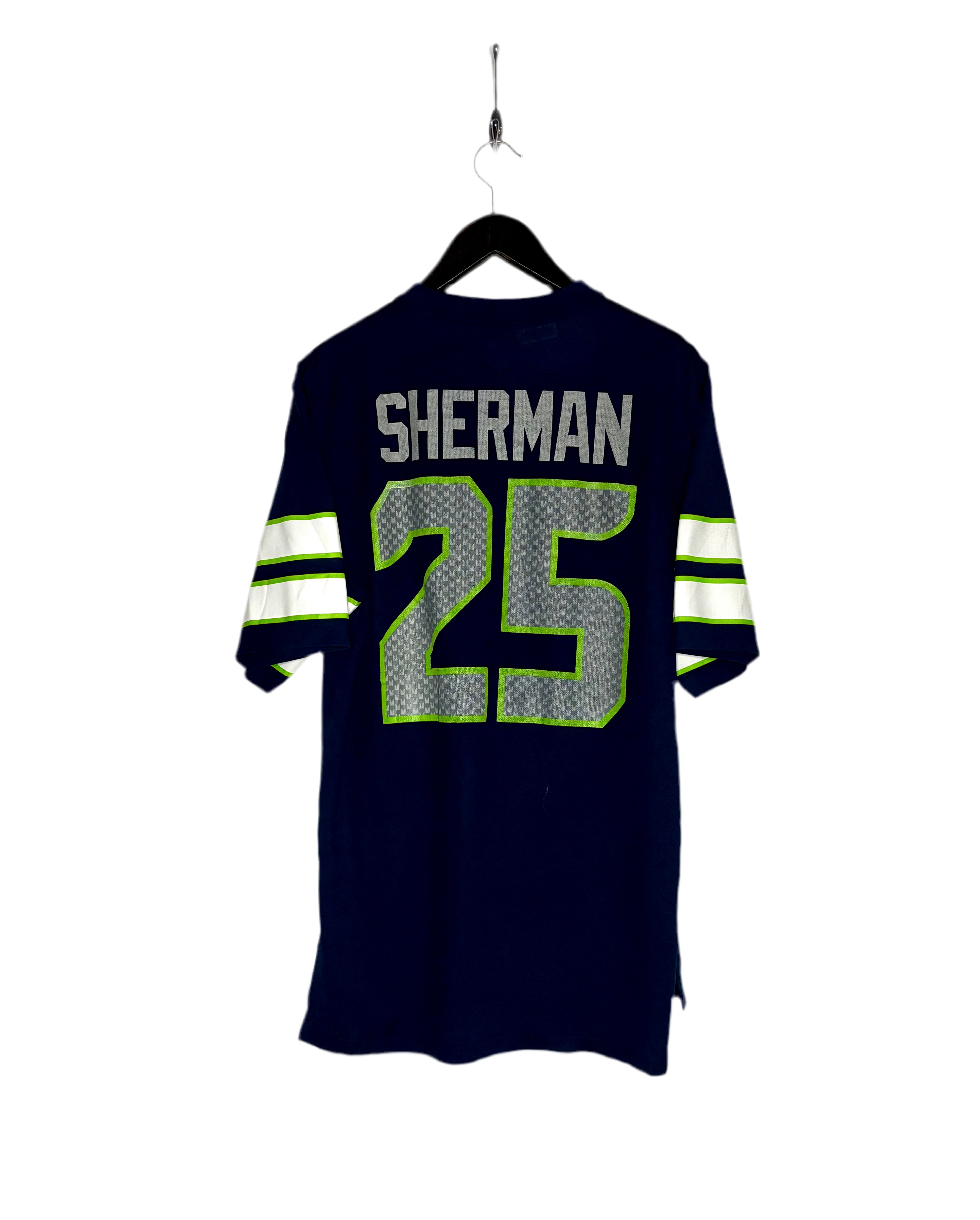 NFL Seattle Seahawks Jersey #25 Richard Sherman Blau Größe L