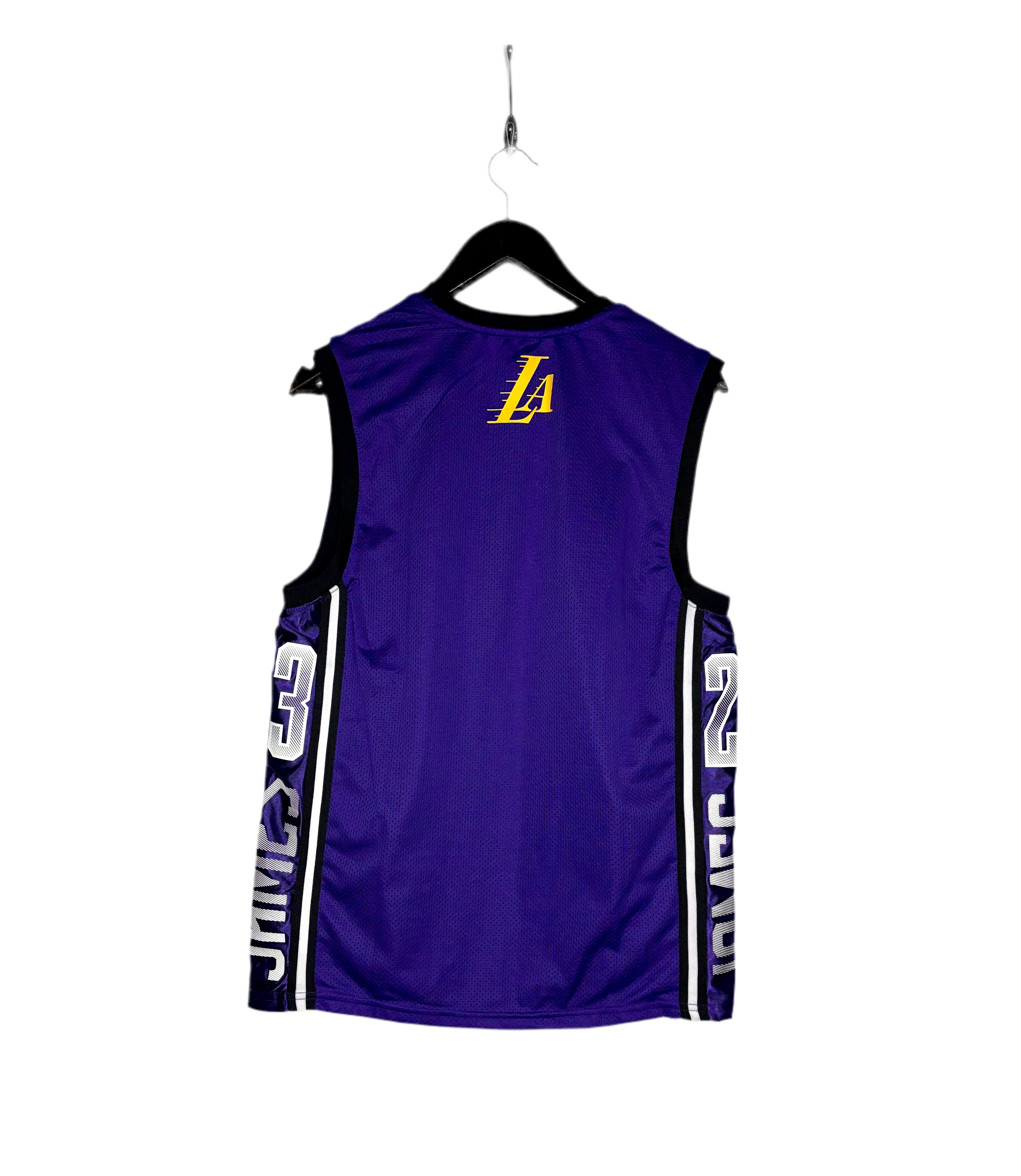 NBA LA Lakers Jersey #23 LeBron James Lila Größe M