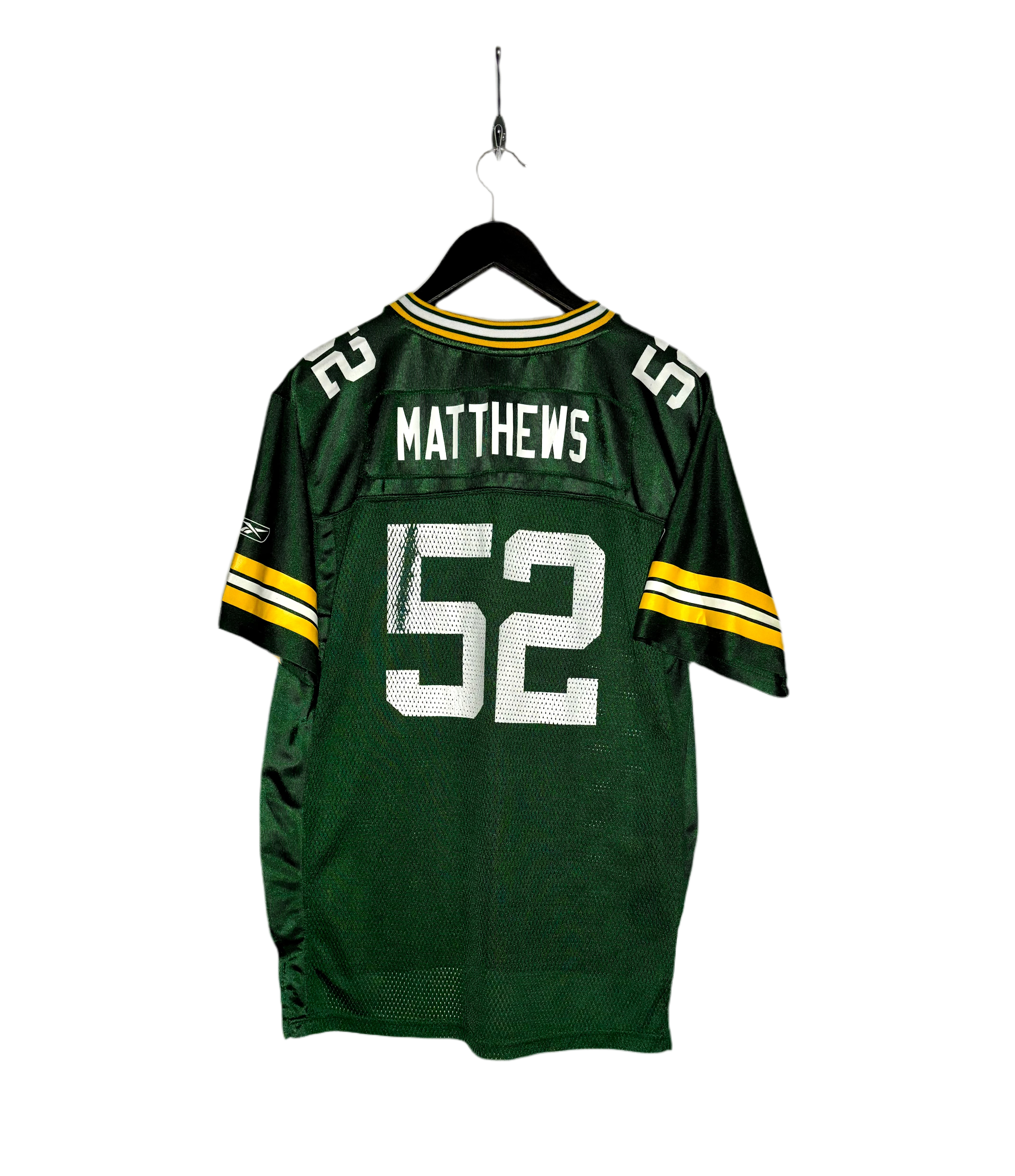 NFL Green Bay Packers Jersey #52 Clay Matthews Grün Größe XL Kinder