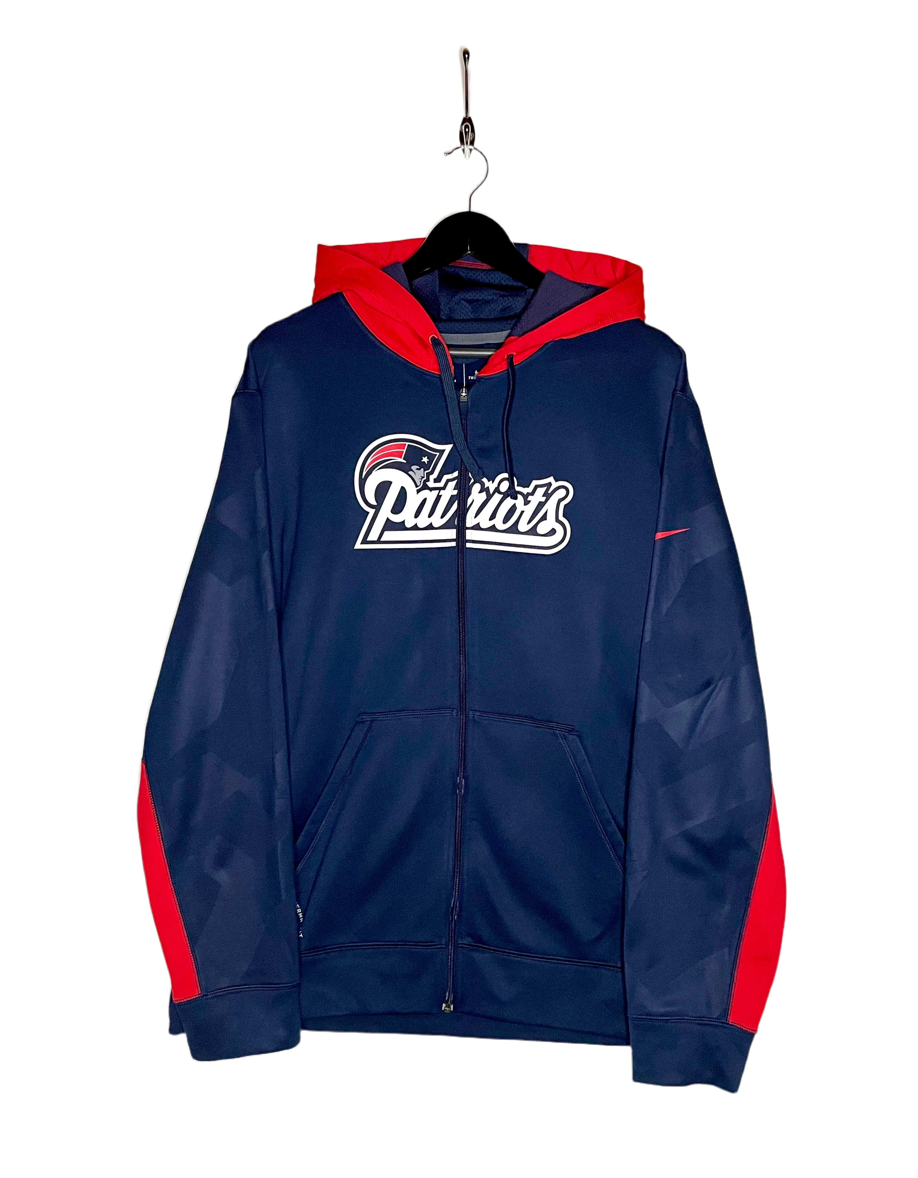 Nike Trainingsjacke New England Patriots Blau/Rot Größe XL