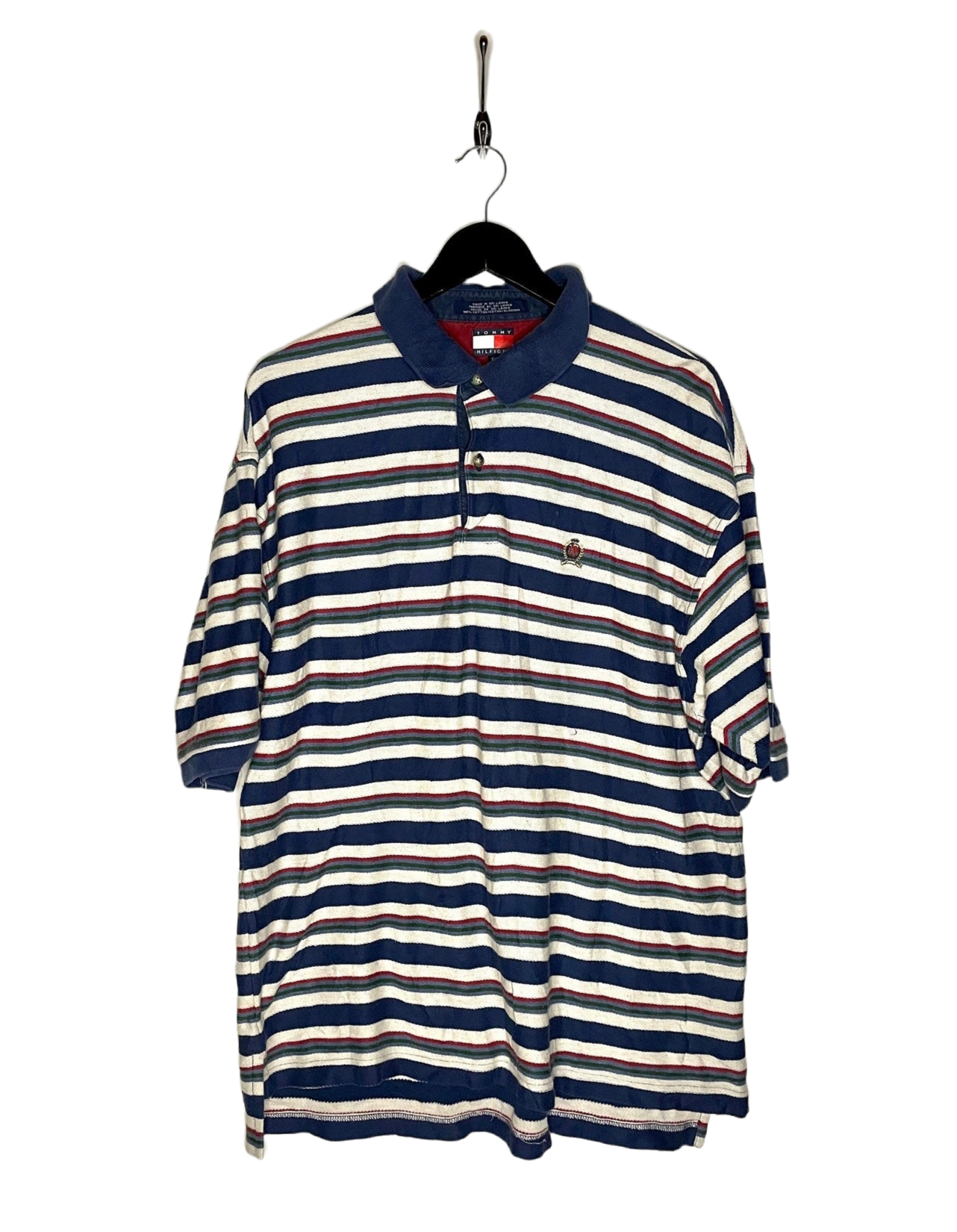 Polo Tommy Hilfiger rayas de colores talla 2XL