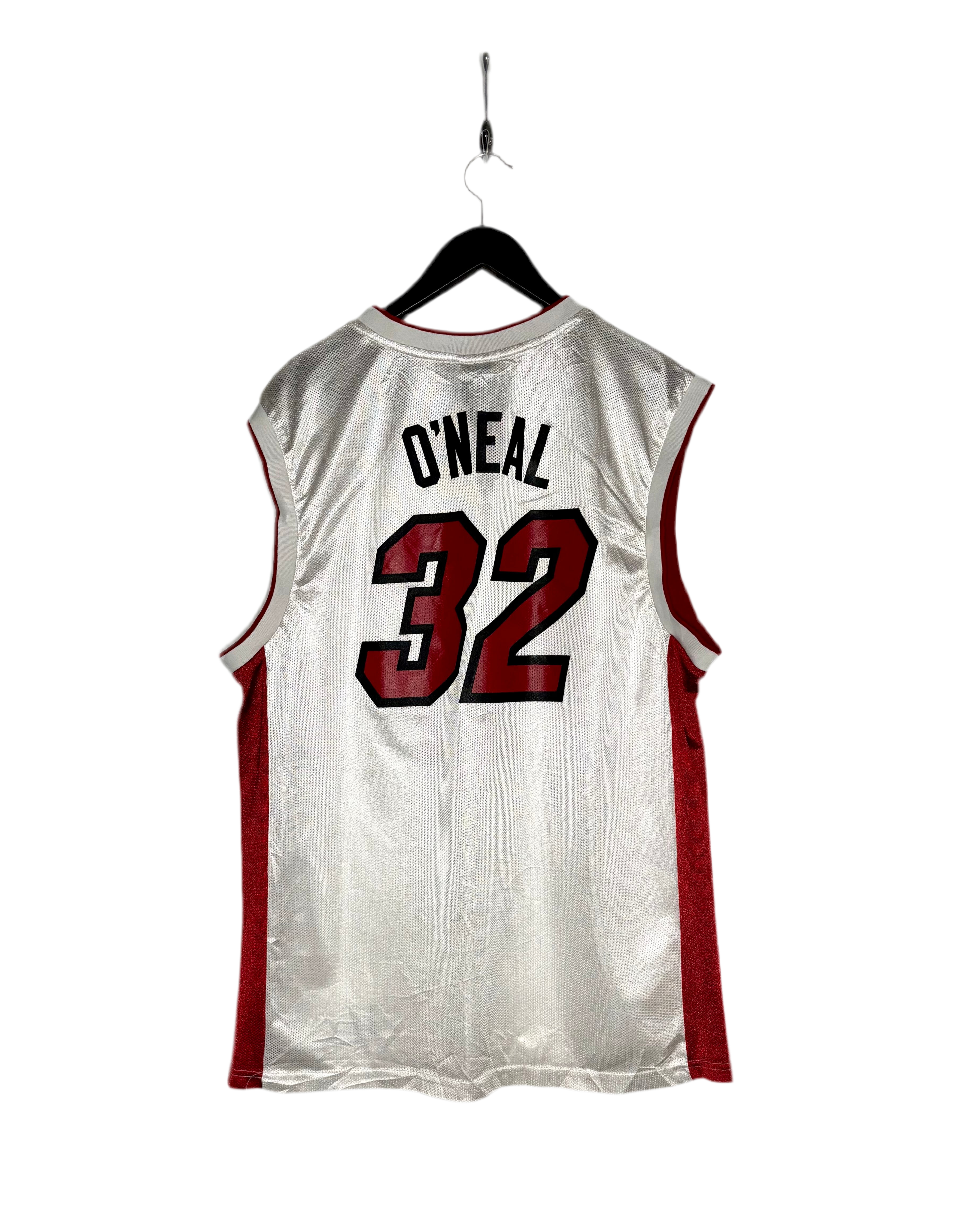 Reebok NBA Vintage Miami Heat Jersey #32 Shaquille O‘Neil Weiß Größe L