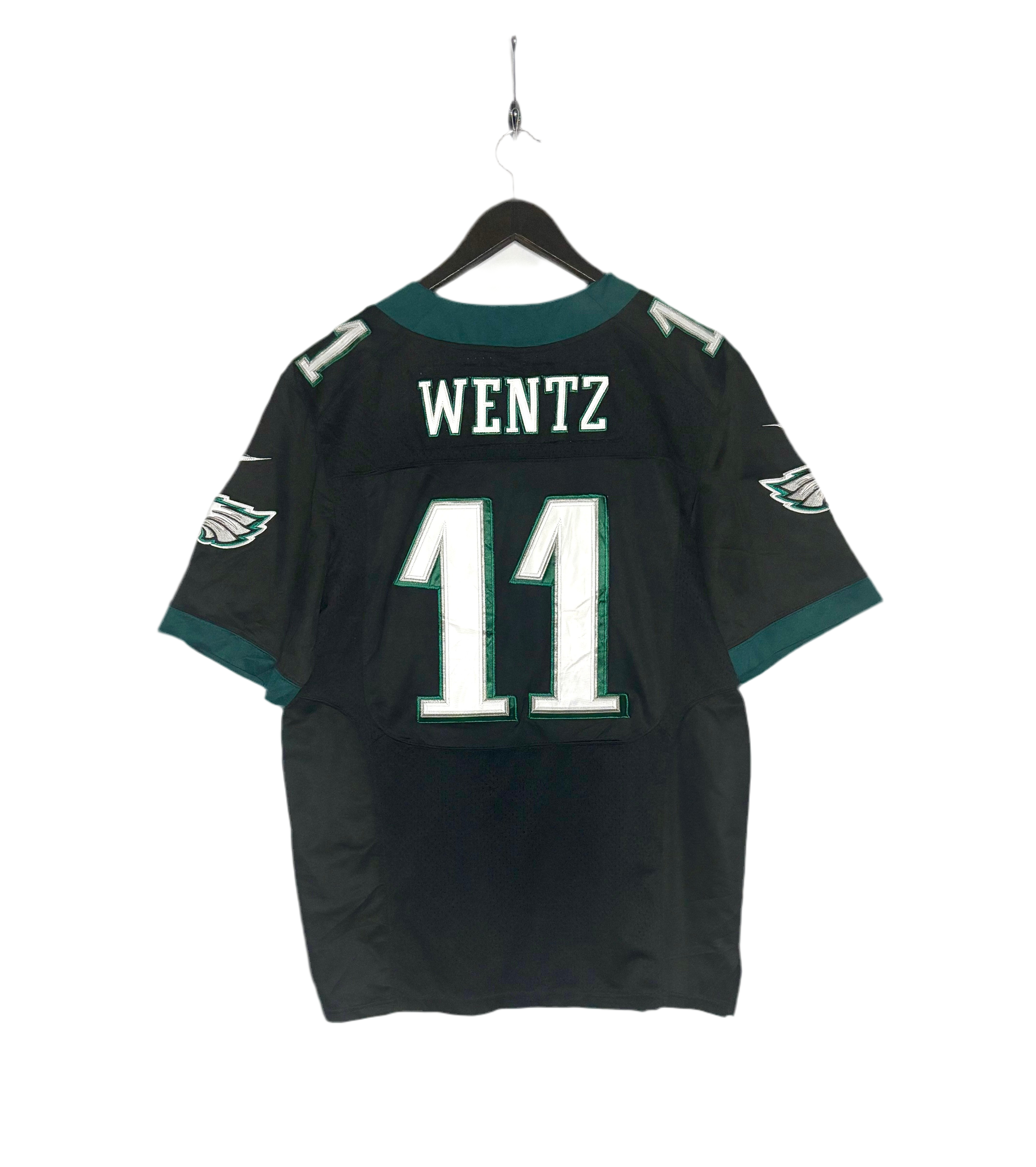 Nike NFL Philadelphia Eagles Jersey #11 Carson Wentz Schwarz Größe S