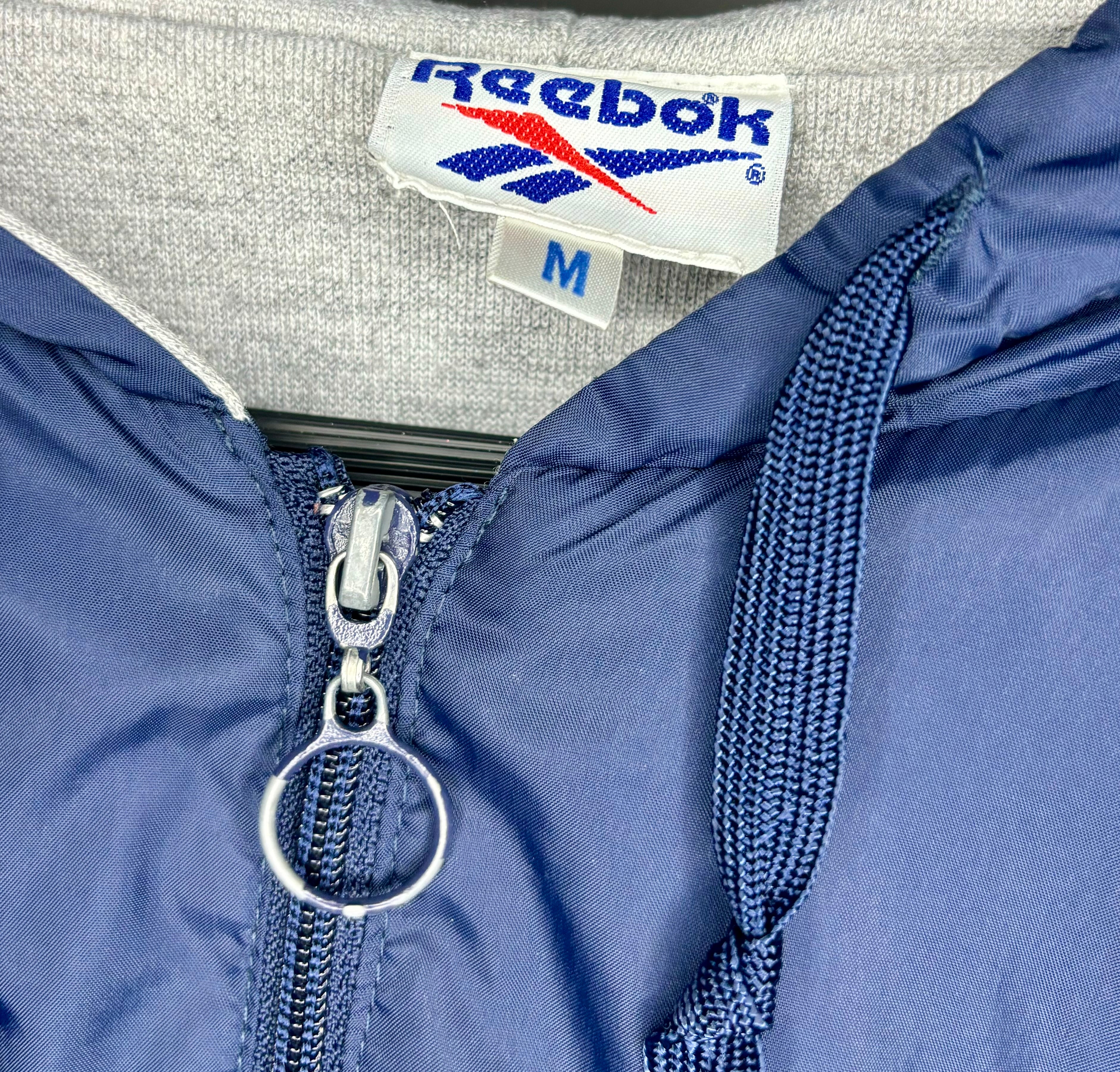 Reebok Vintage Trainingsjacke Blau Größe M