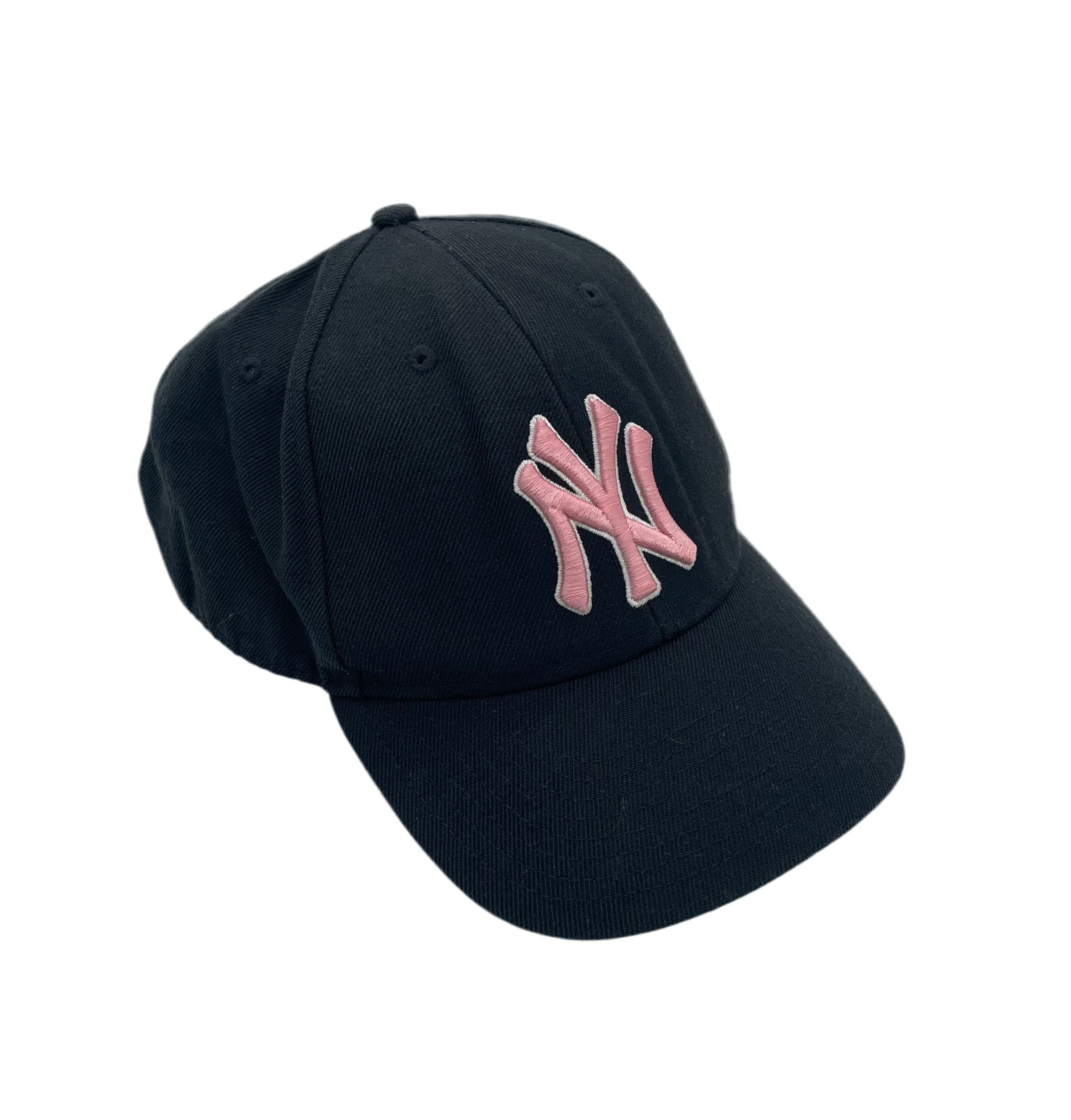 ´47Brand New York Yankees Strapback Schwarz Rosa One Size