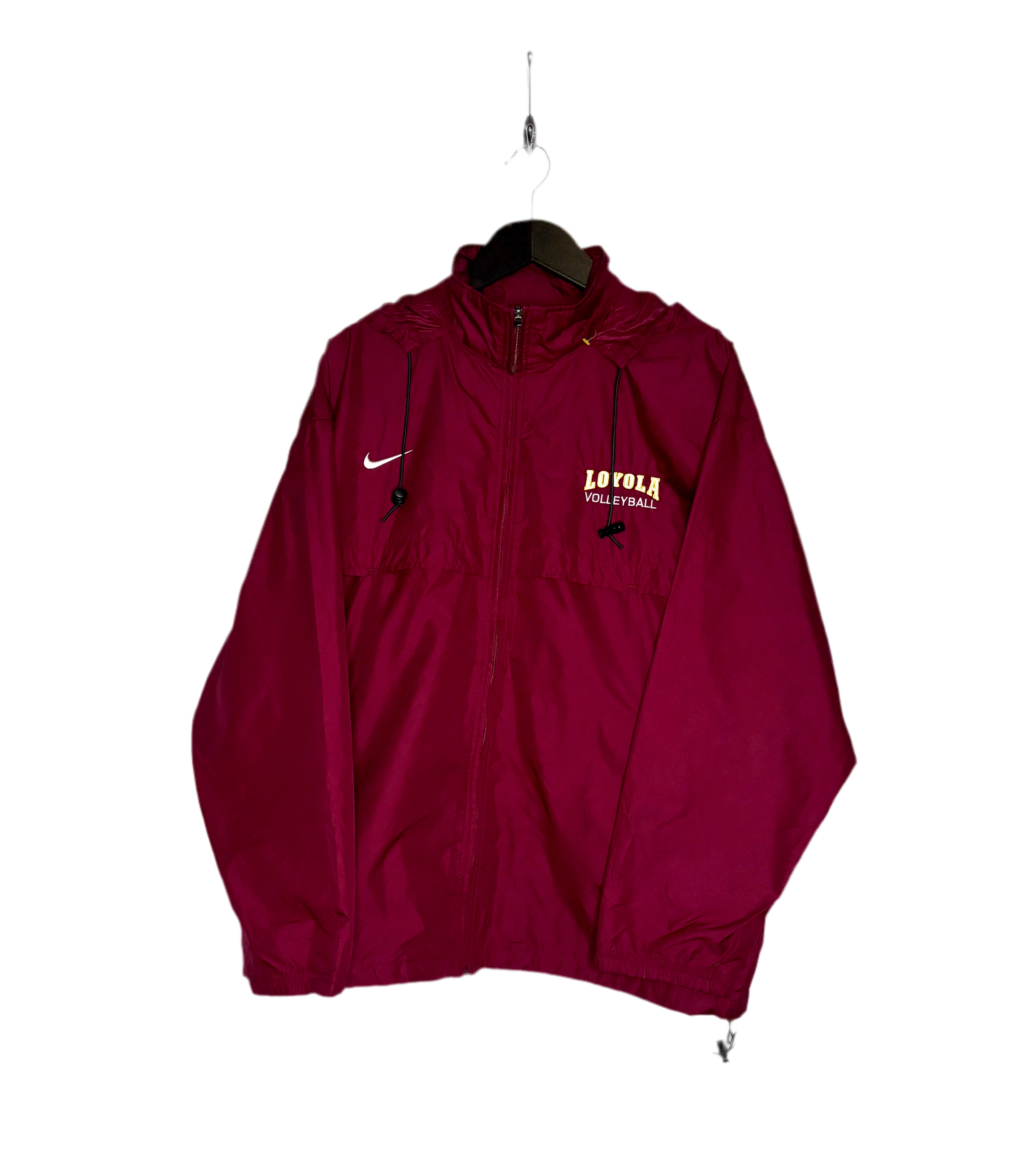 Nike Vintage Loyola Volleyball Windbreaker Rot Größe L