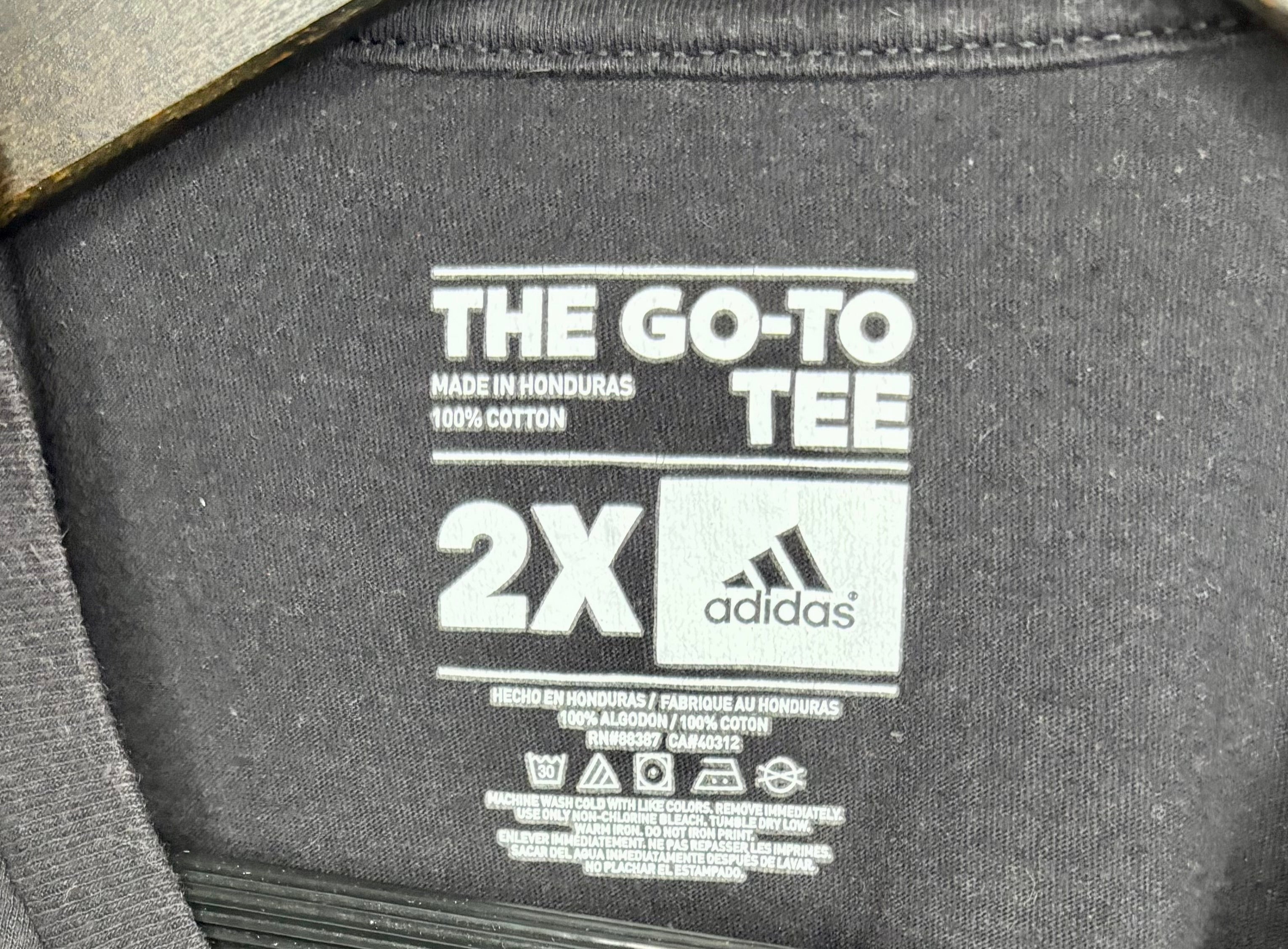 Adidas The Go-To T-Shirt Schwarz Größe XXL