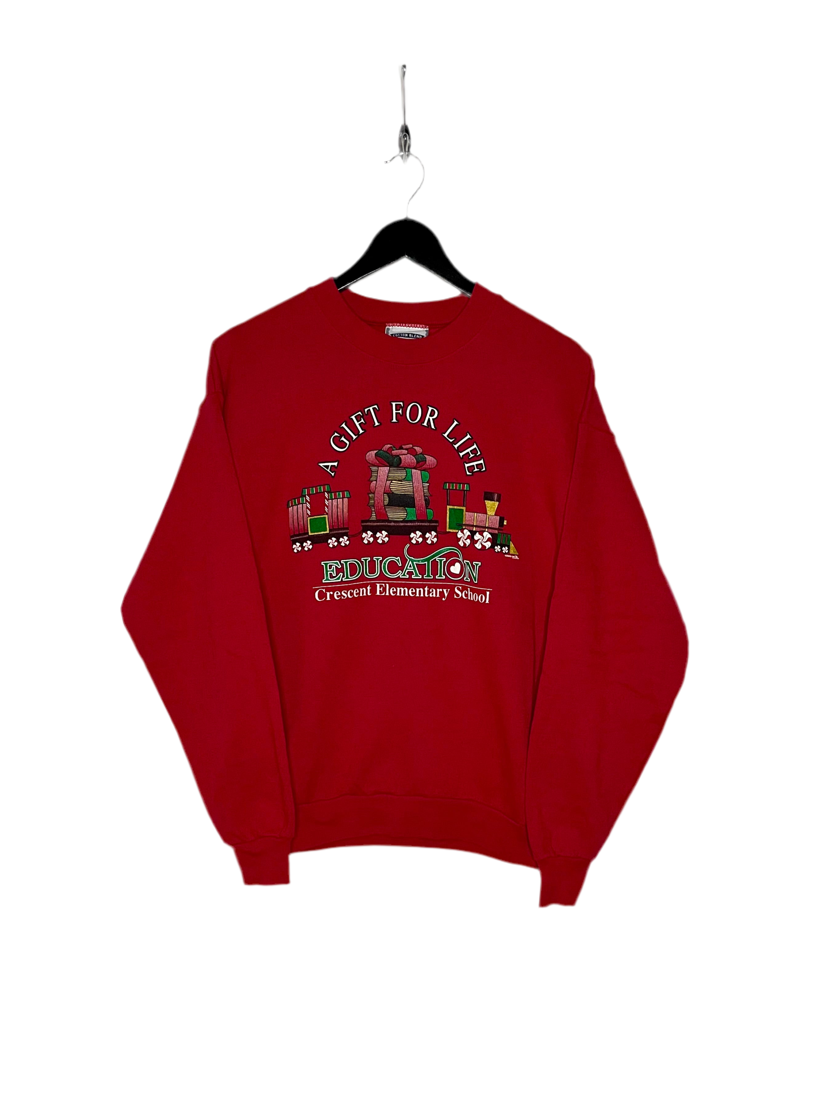 LEE Weihnachts Sweater "A Gift for Life" Rot Größe M