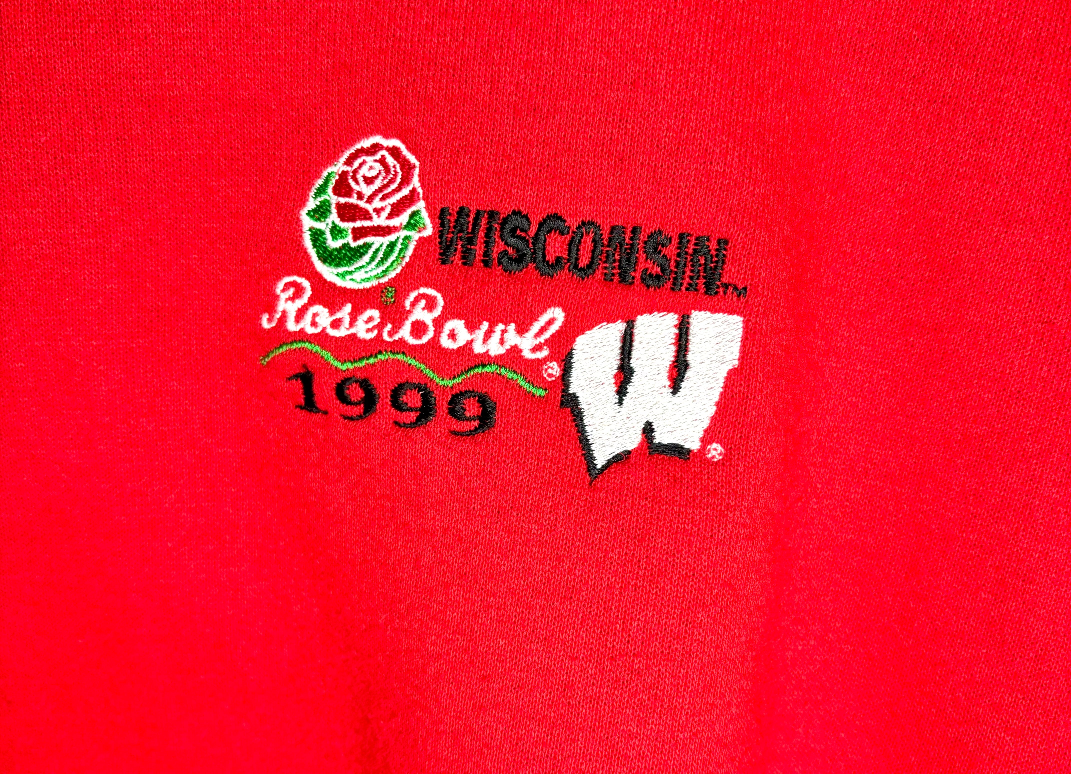 LEE Vintage Sweater Wisconsin Badgers Rot Größe XXL