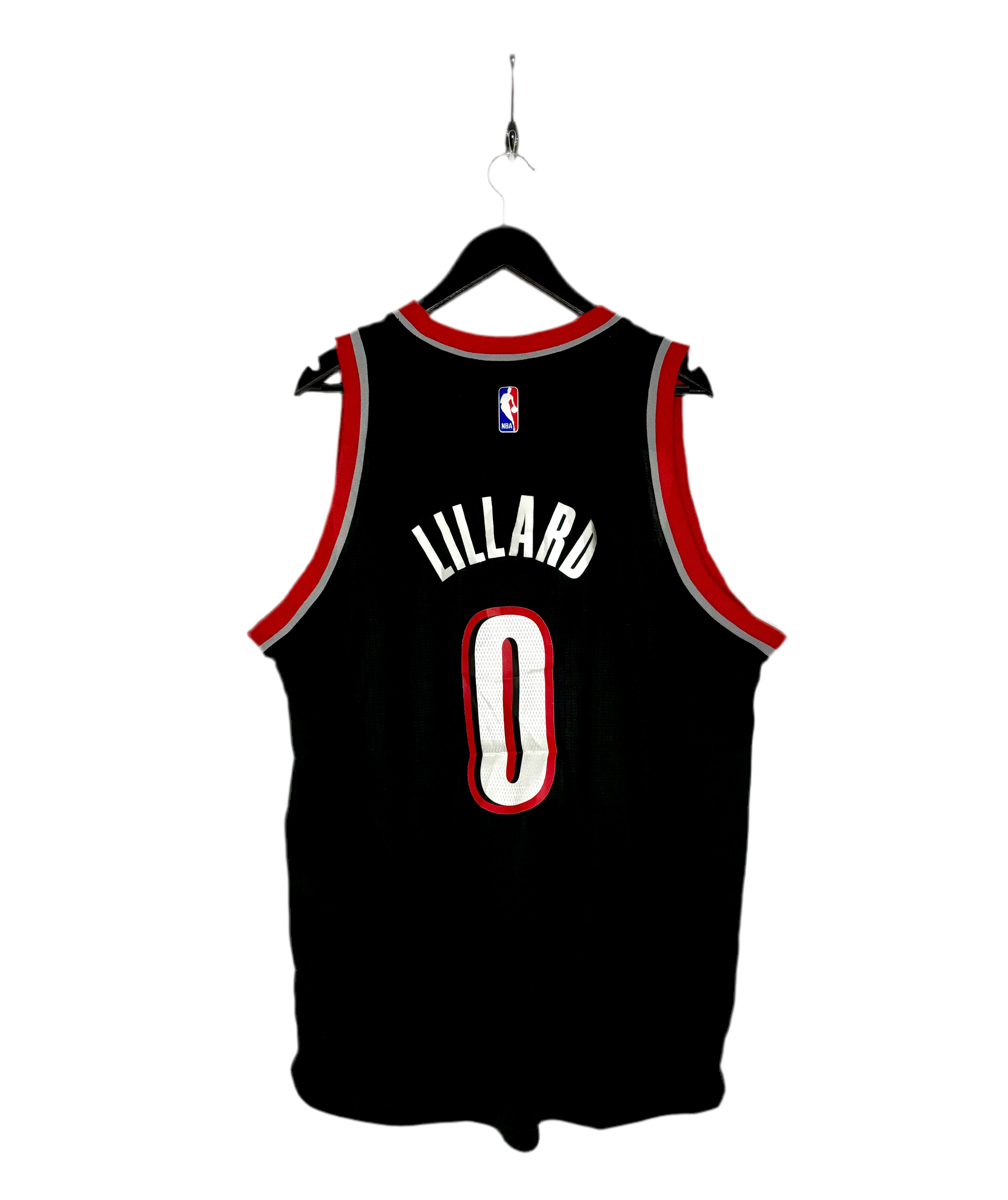 Adidas Portland Trail Blazers Jersey #0 Damian Lillard Schwarz Größe XL