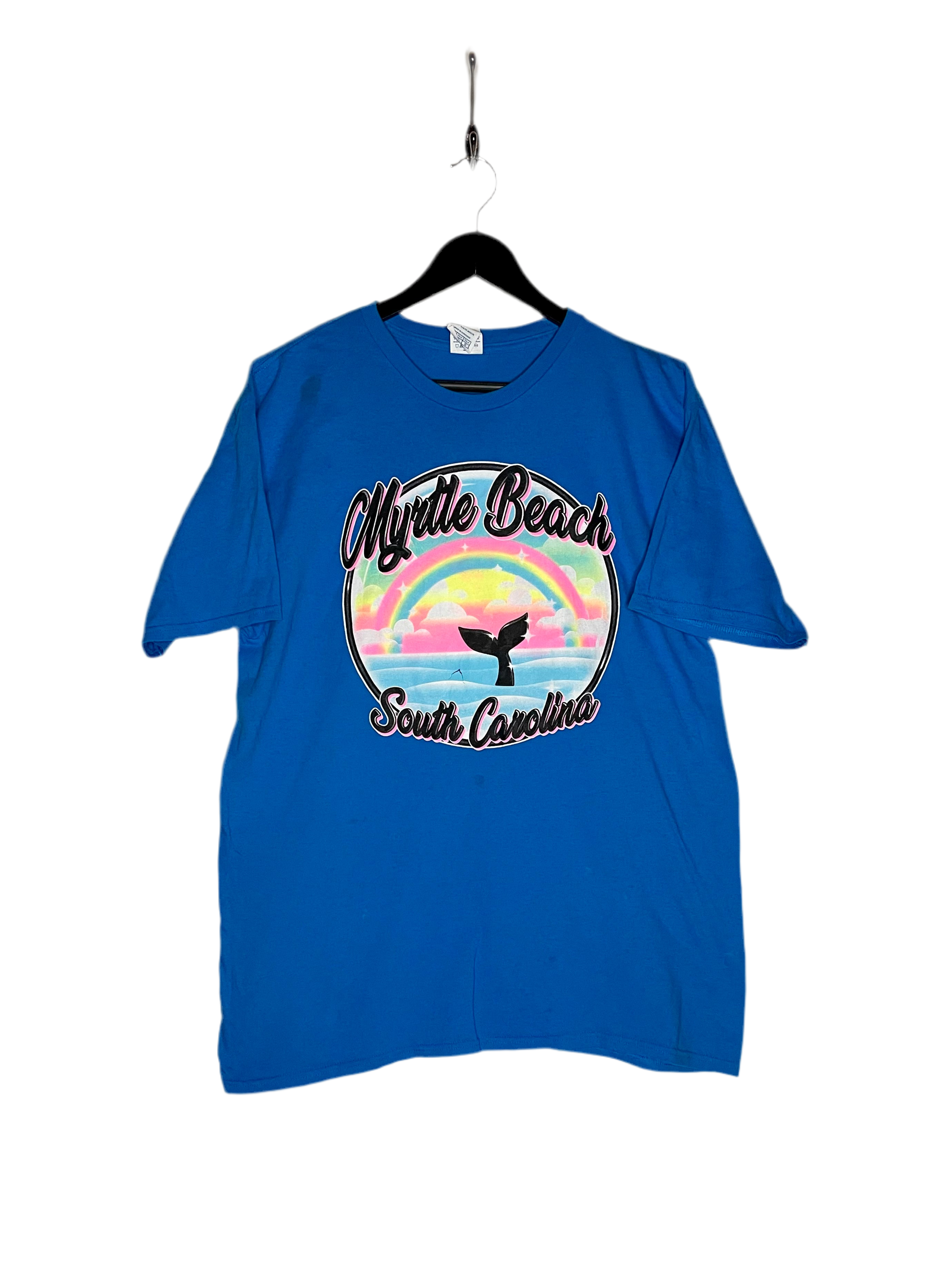 Vintage T-Shirt Myrtle Beach Blau Größe L