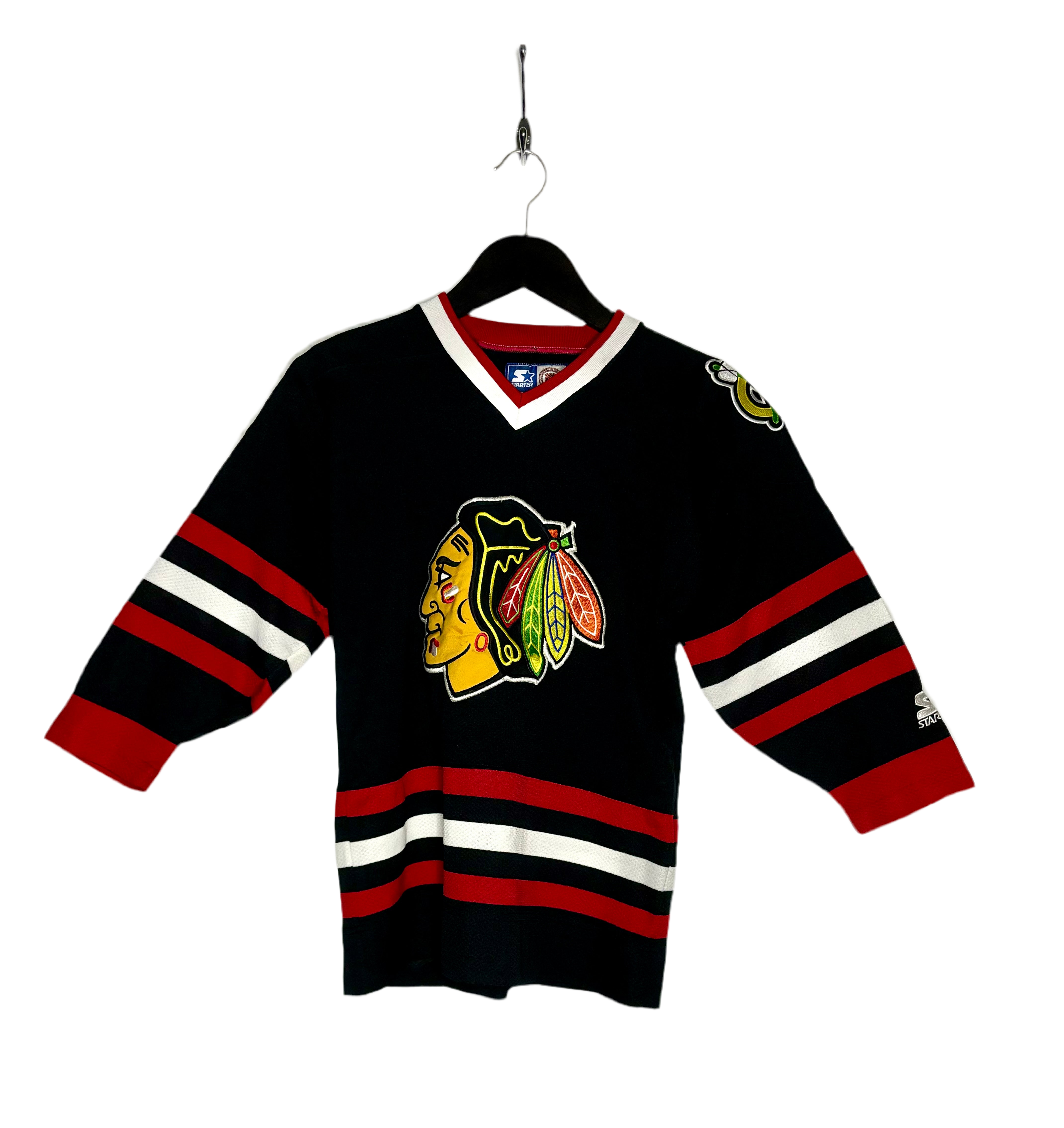 Starter NHL Chicago Blackhawks Jersey Schwarz Größe S