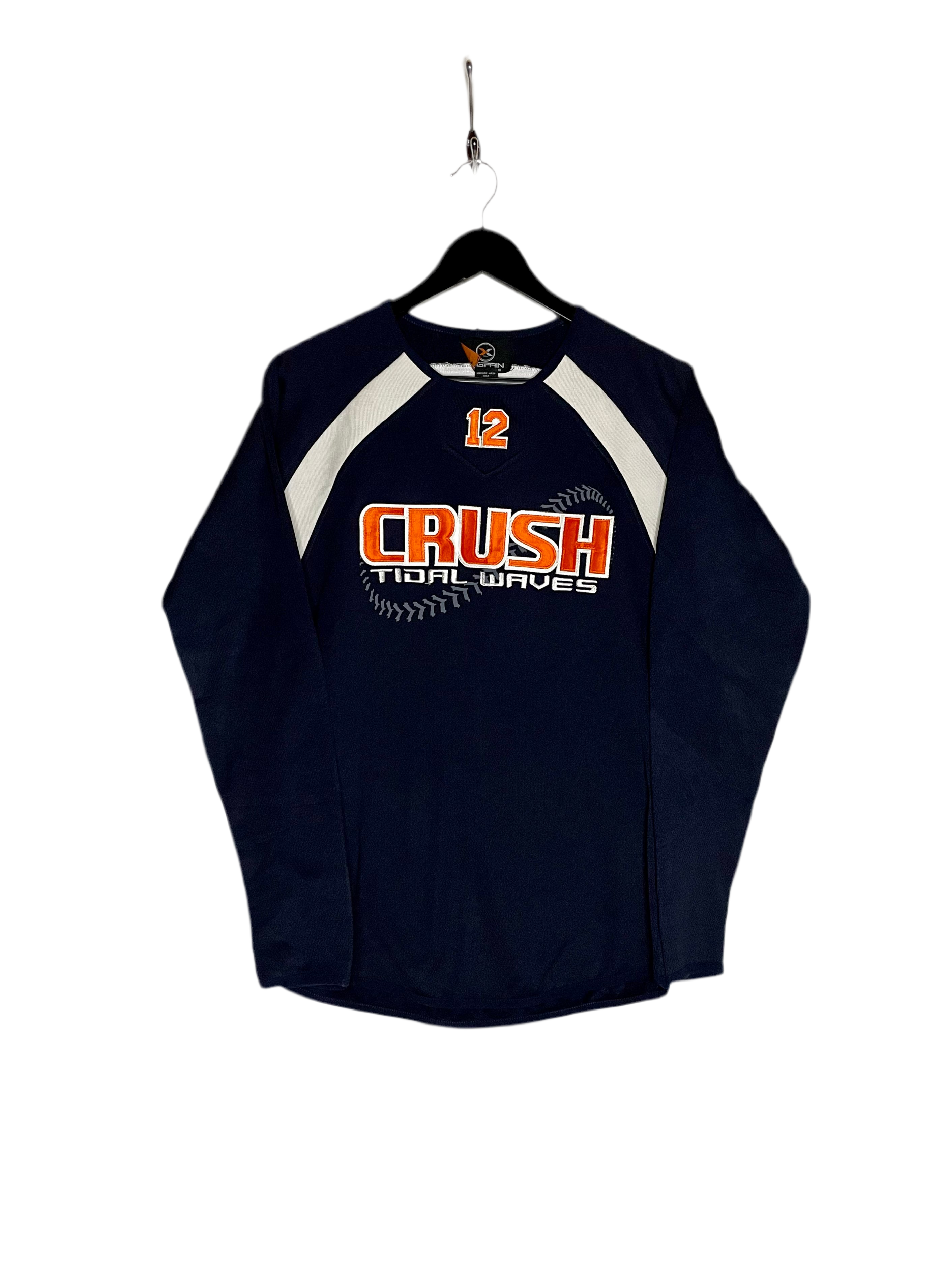 X-Grain Softball Jersey Crush Tidas Waves Blau Orange Größe S