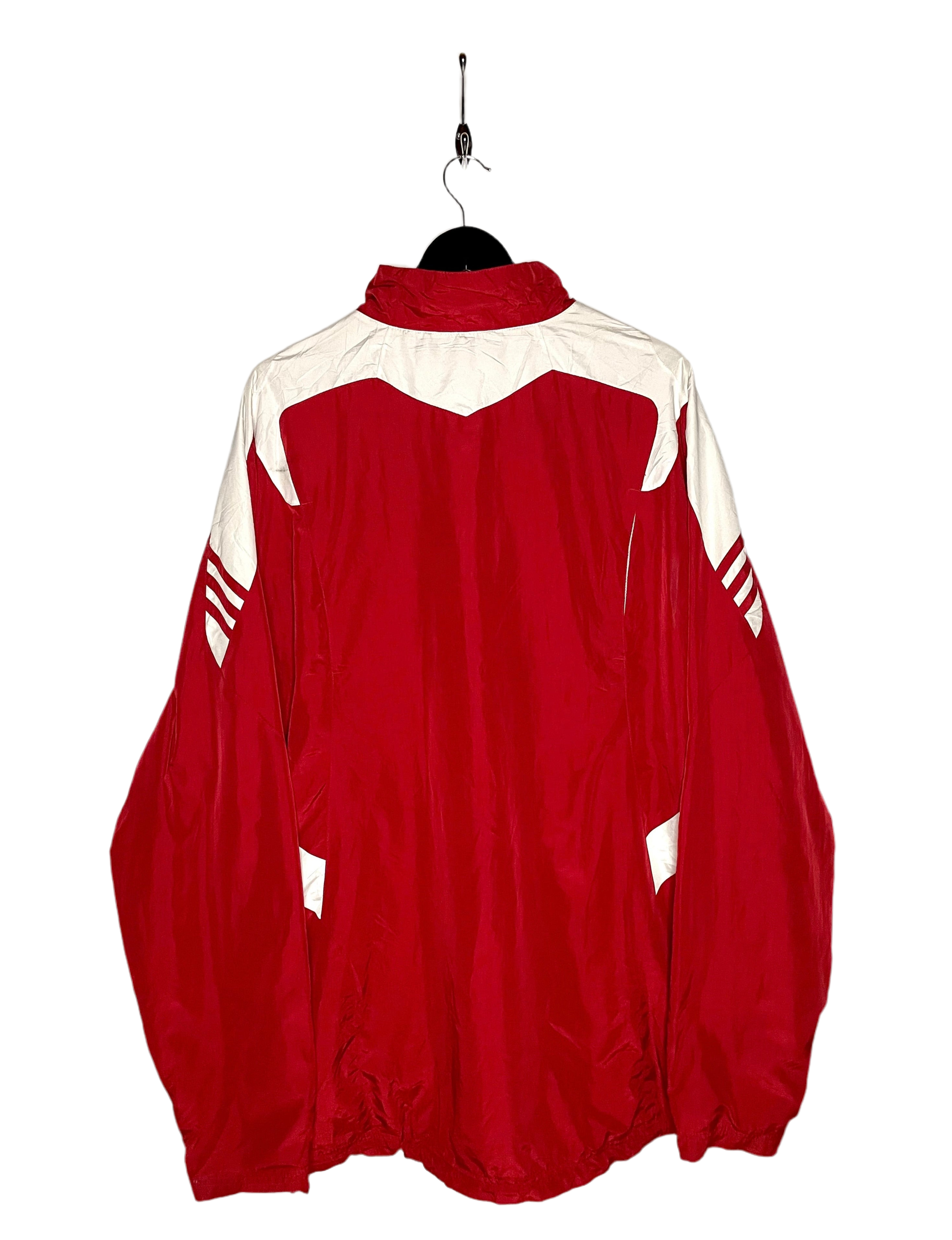 Adidas Windbreaker Wisconsin Badgers Rot/Weiß Größe 2XL