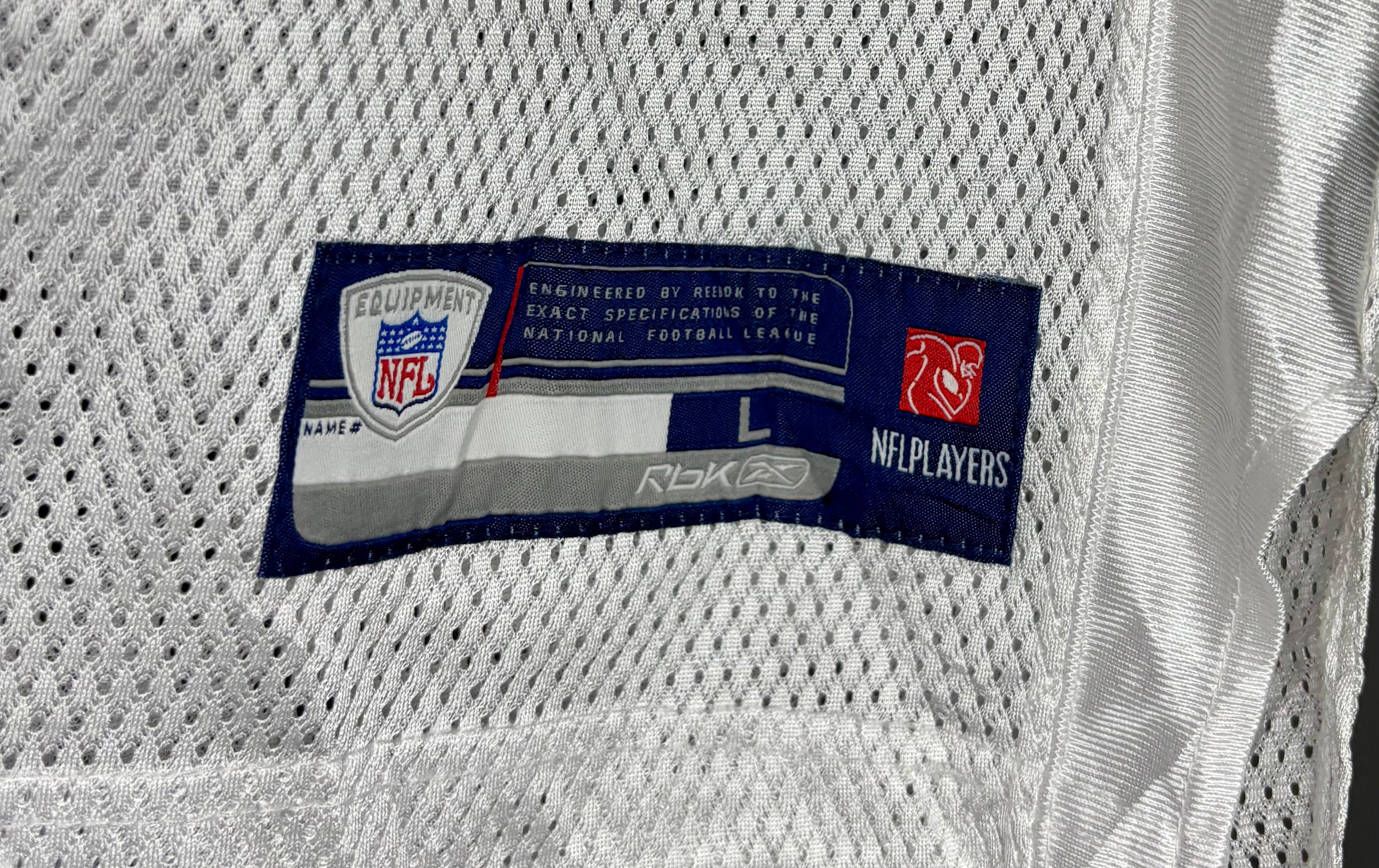 Reebok NFL Vintage Dallas Cowboys Jersey #19 Miles Austin Weiß Größe L