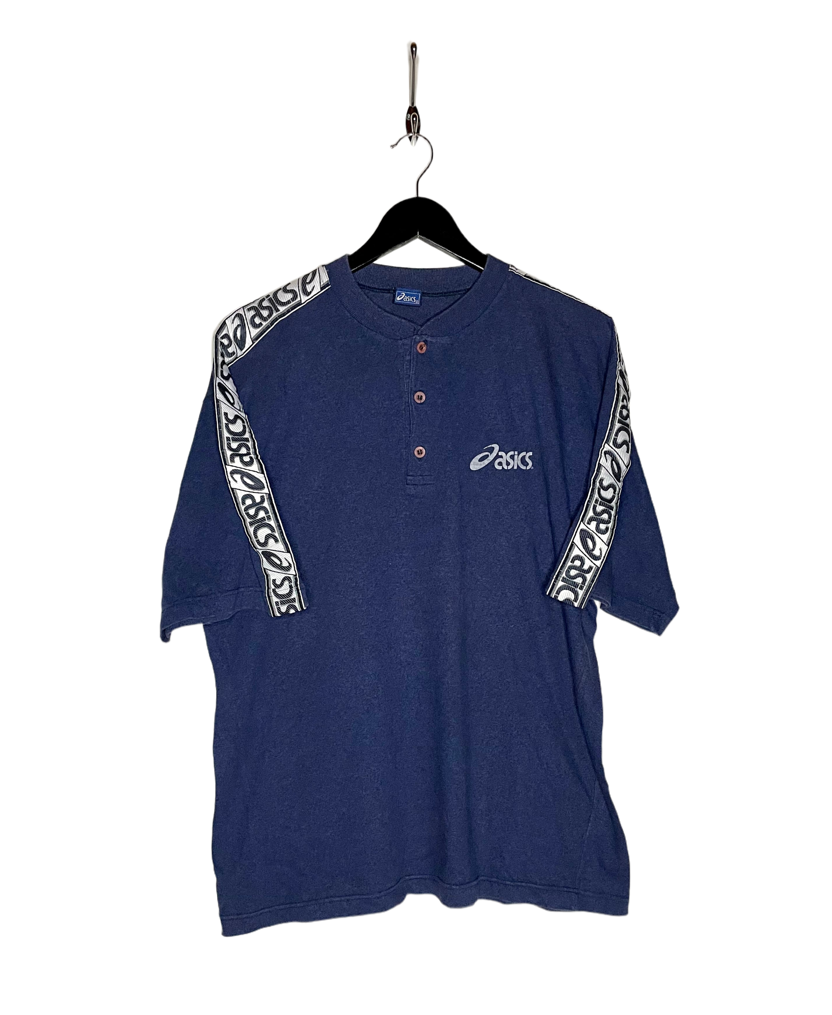 Asics Vintage T-Shirt Blue Size XXL 