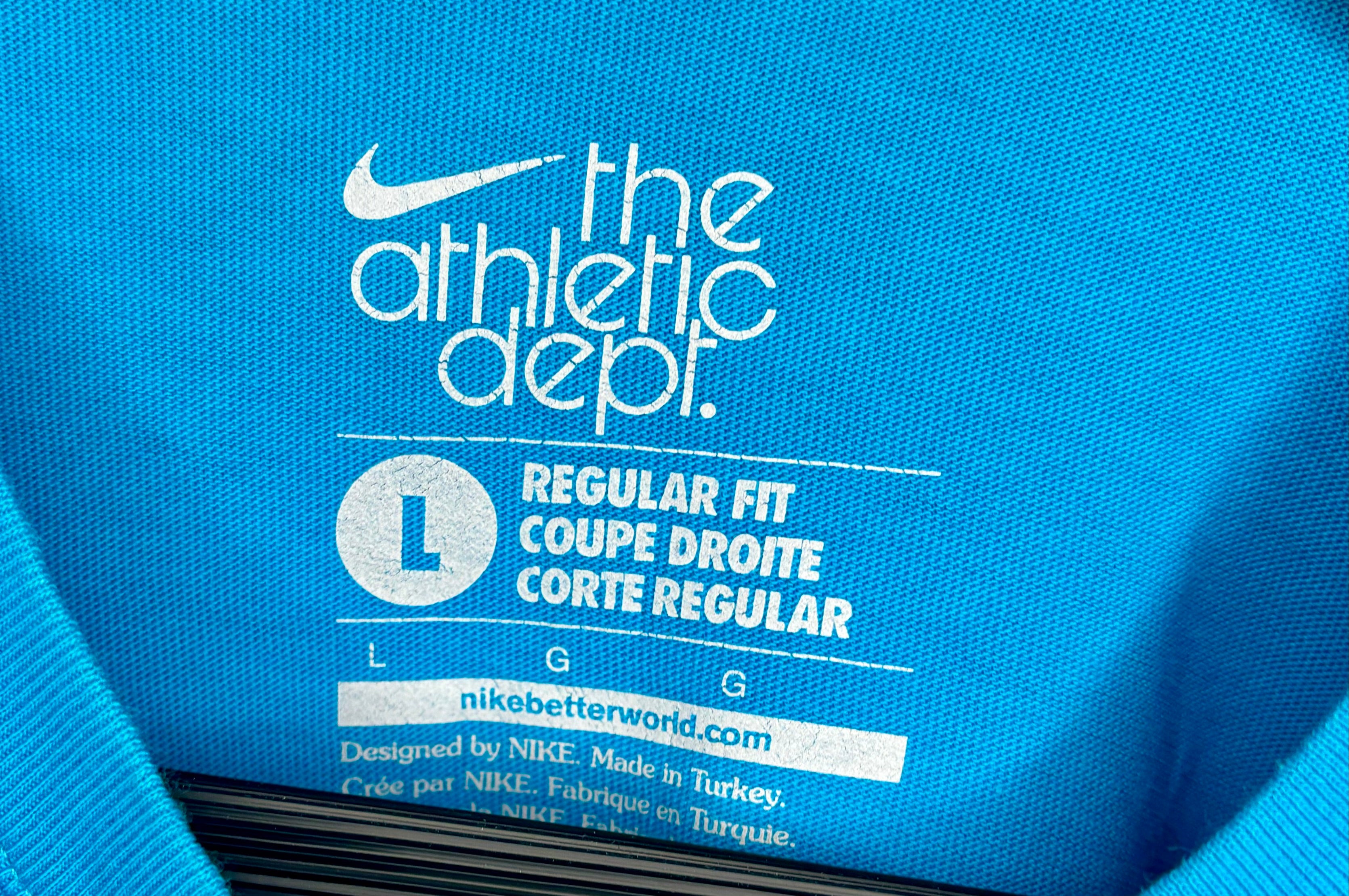 Nike T-Shirt Blau Größe L