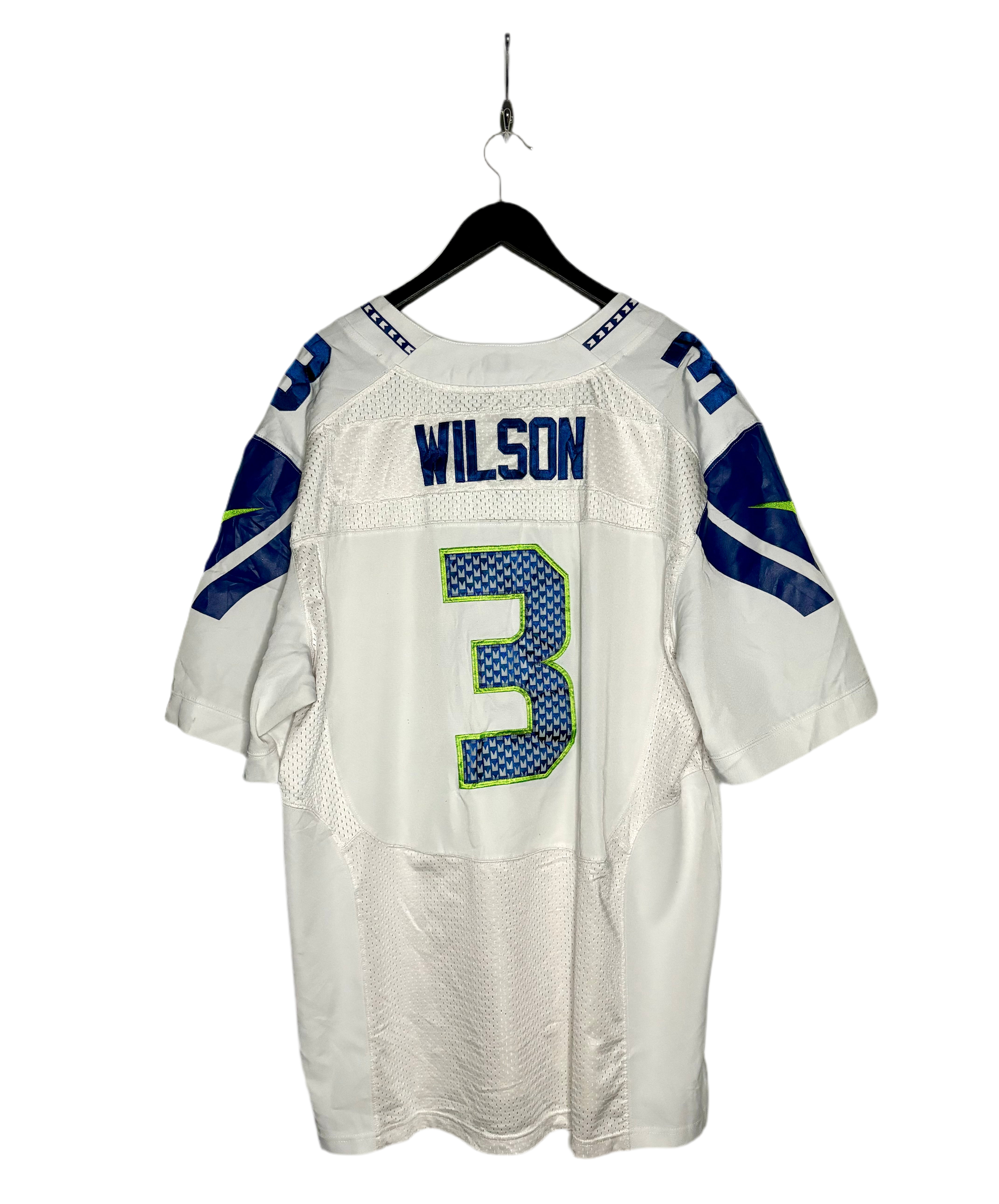 Nike NFL Seattle Seahawks Jersey #3 Russell Wilson Weiß Größe L