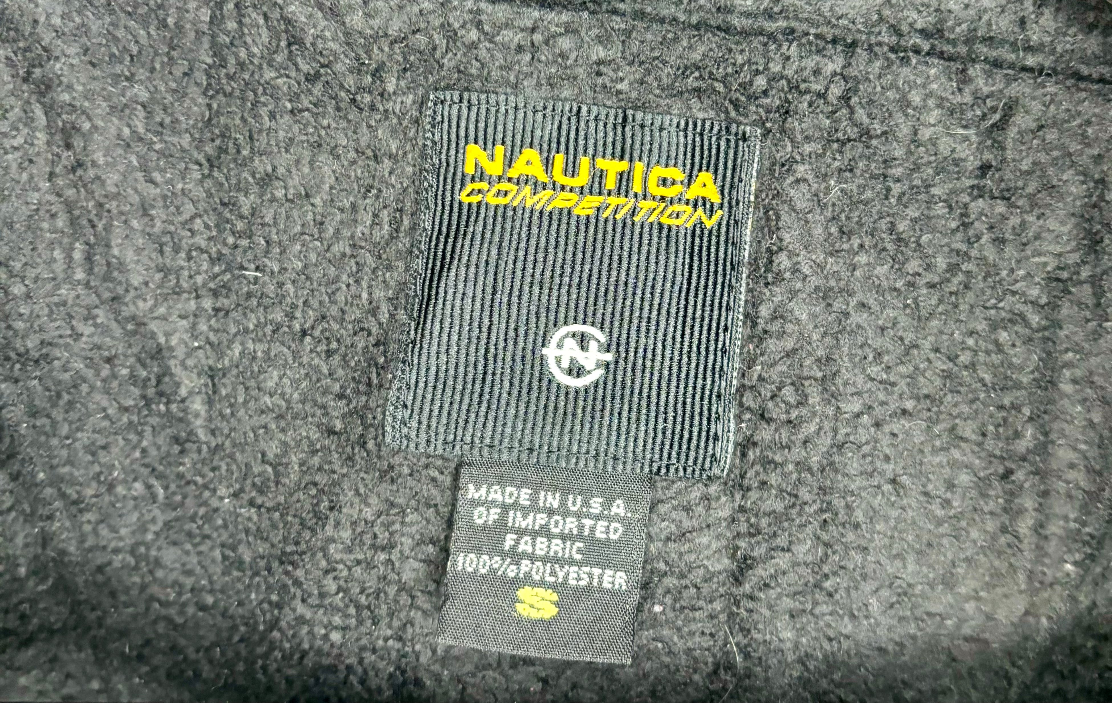 Nautica Competition Fleece Jacke Schwarz Größe S