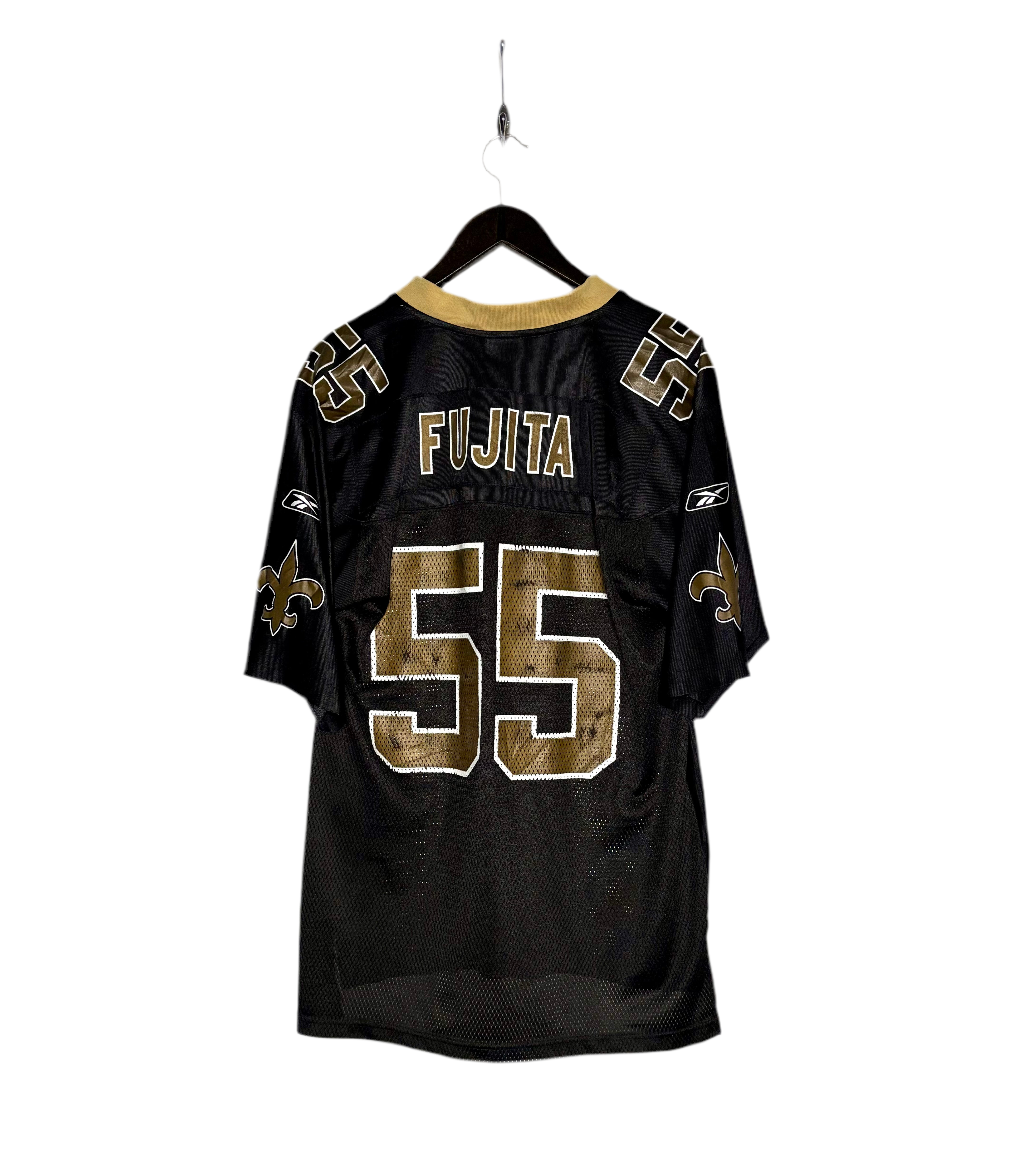 Reebok NFL New Orleans Saints Jersey #55 Scott Fujita Schwarz Größe M