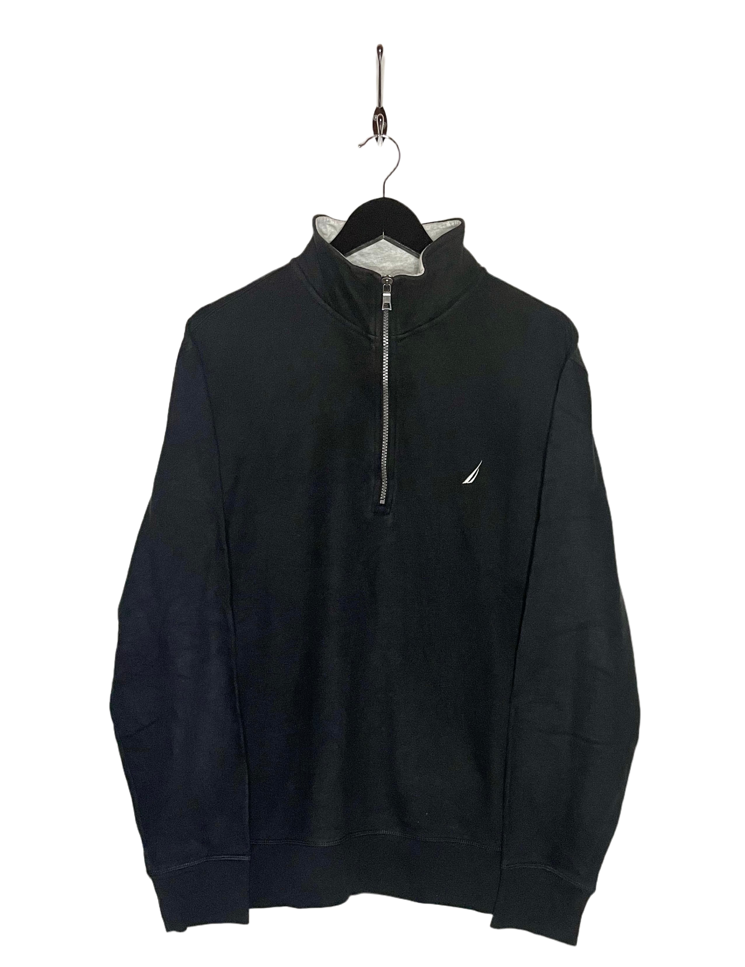 Nautica Q-Zip Sweater Dark Blue Size L