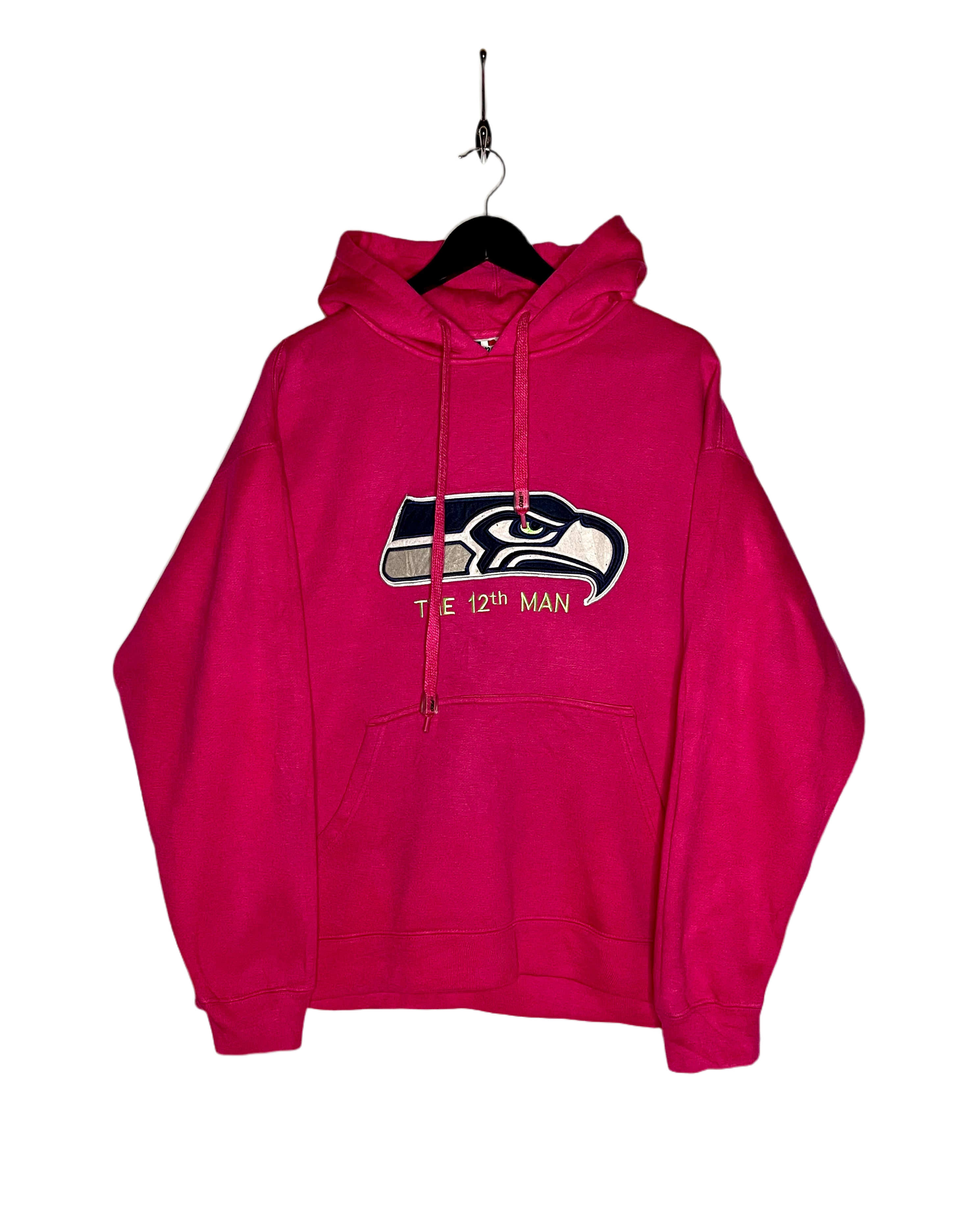 21 Pro Sportswear Hoodie Seattle Seahawks Pink Größe M