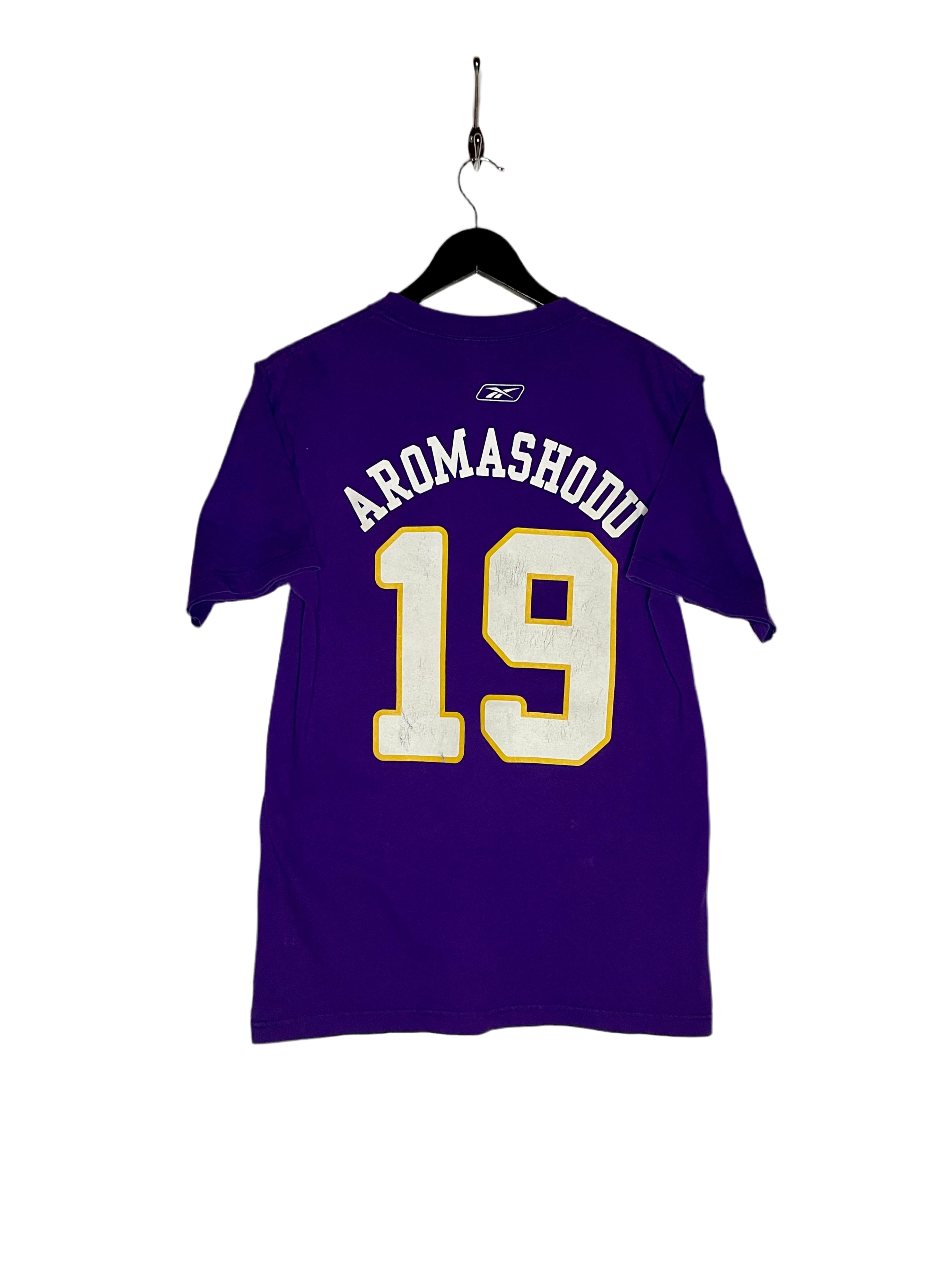 Reebok T-Shirt Minnesota Vikings #19 Aromashodu Lila Größe M