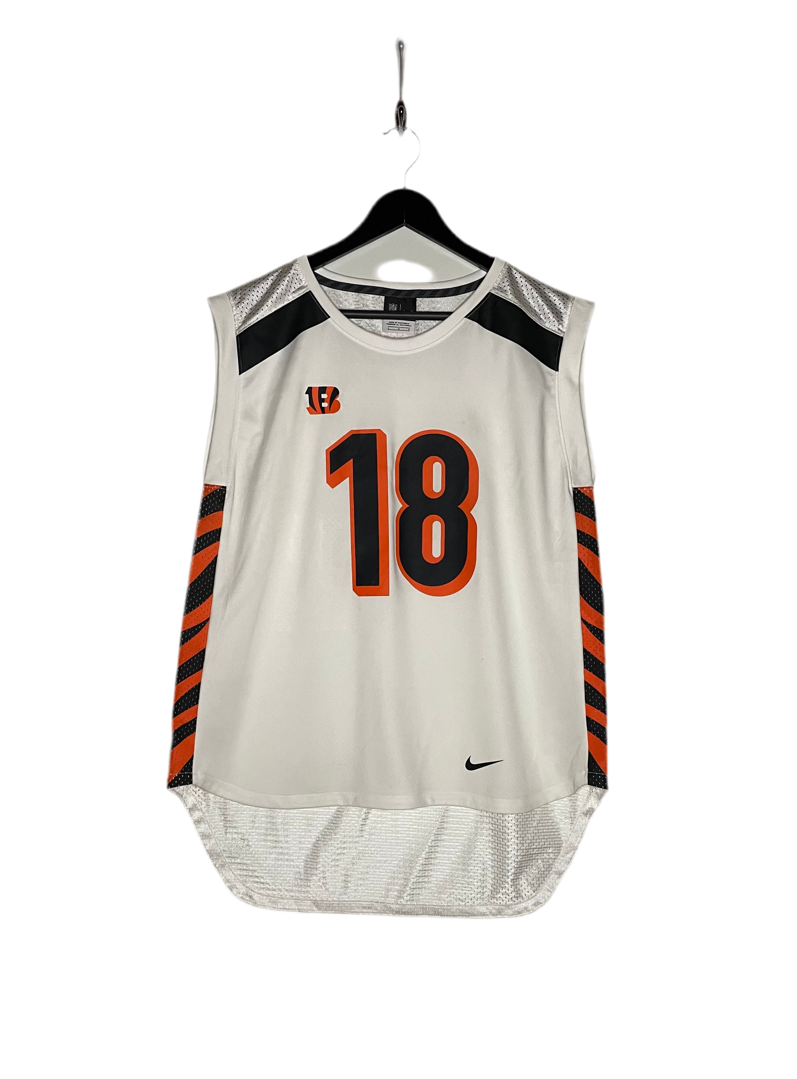 Nike Tanktop Cincinnati Bengals #18 A.J. Green Weiß Größe L