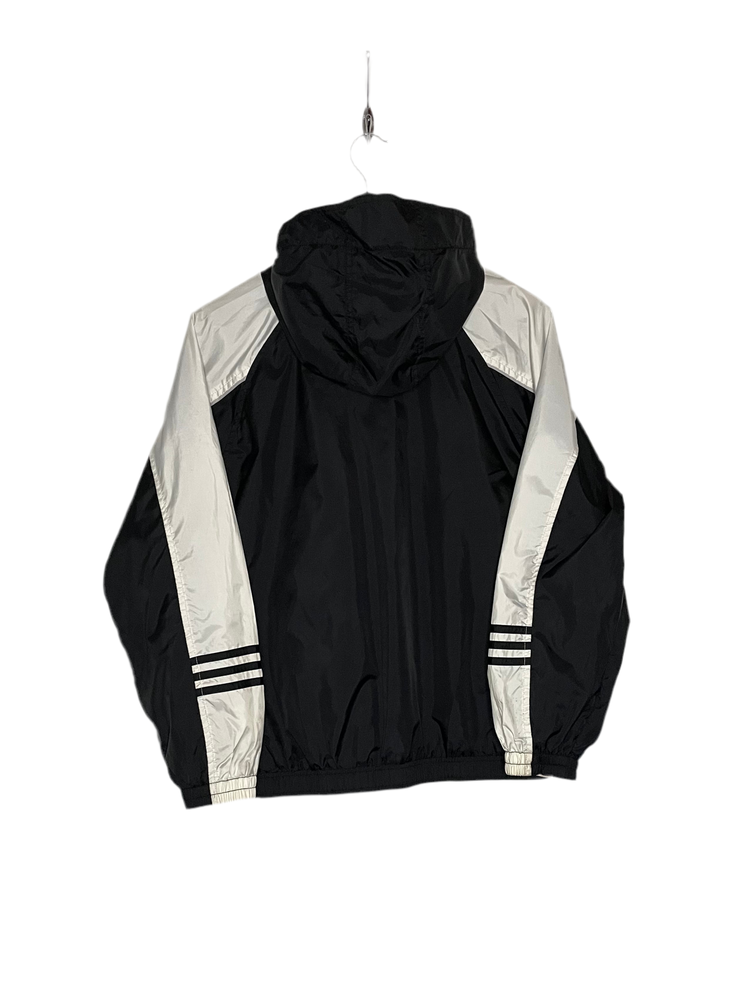 Adidas Regenjacke Schwarz/Weiß Größe L Kinder