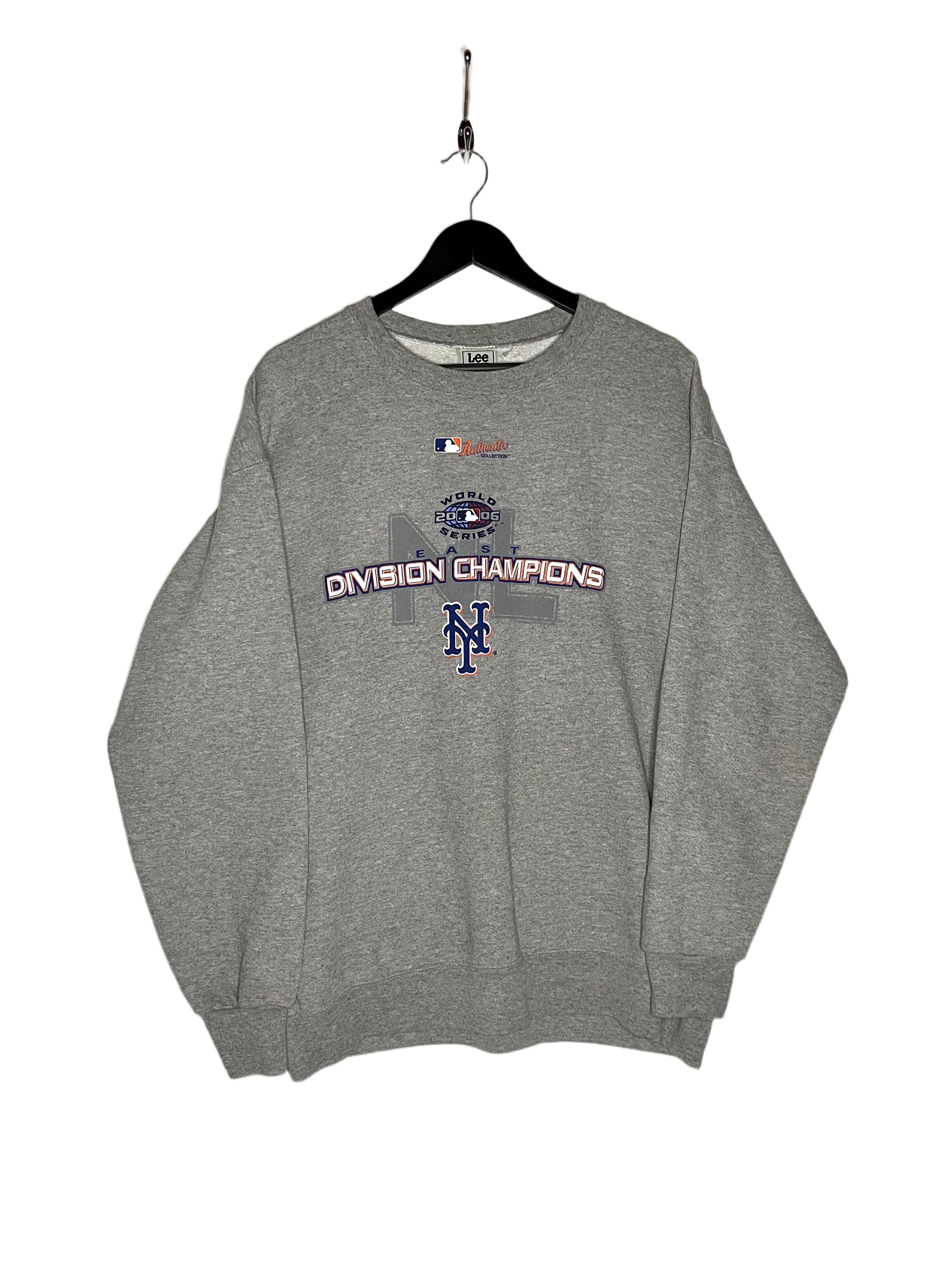 LEE Vintage Sweater World Series 2006 NY Yankees Grau Größe L