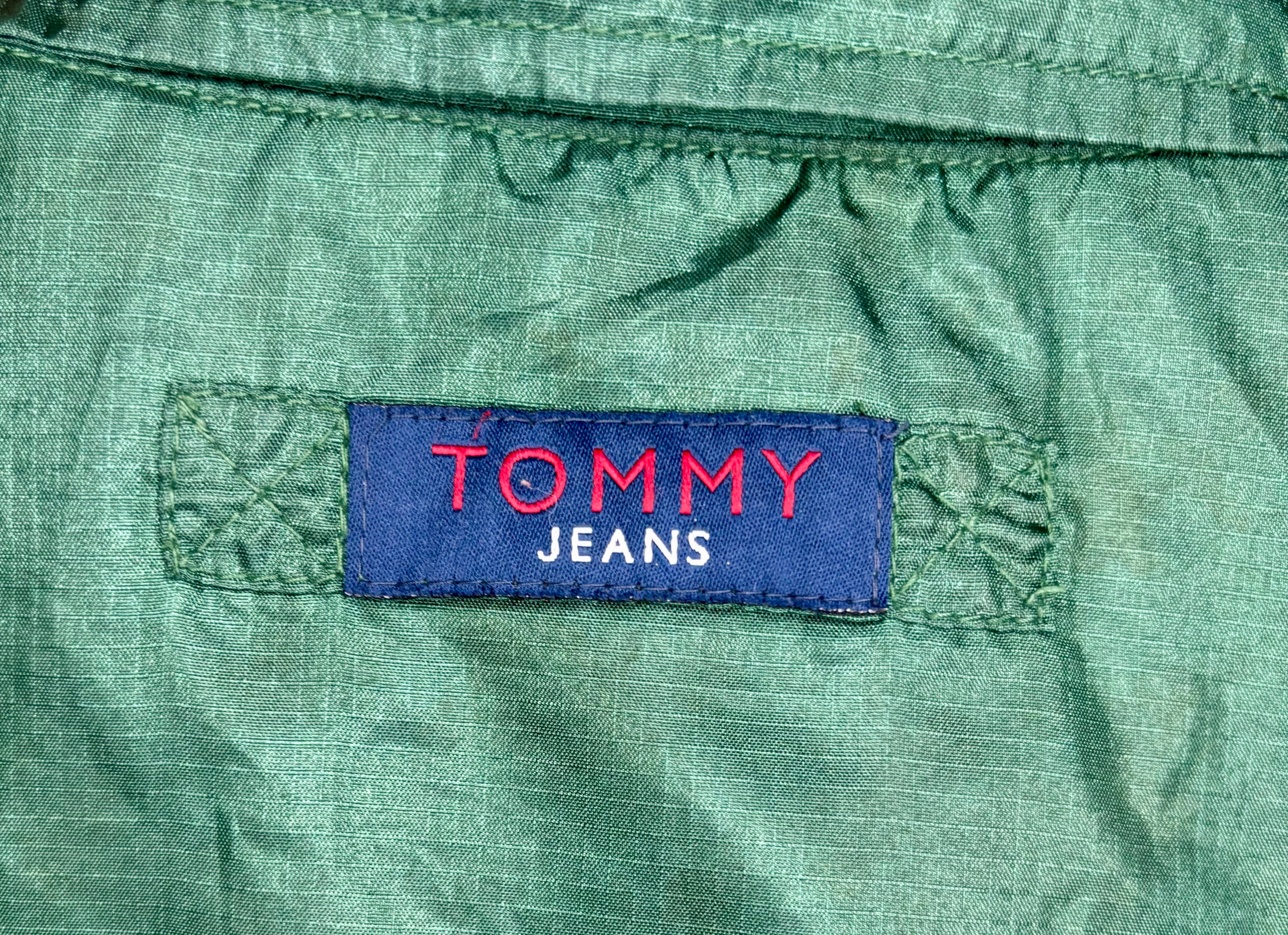Tommy Jeans Vintage Jacke Grün Größe S