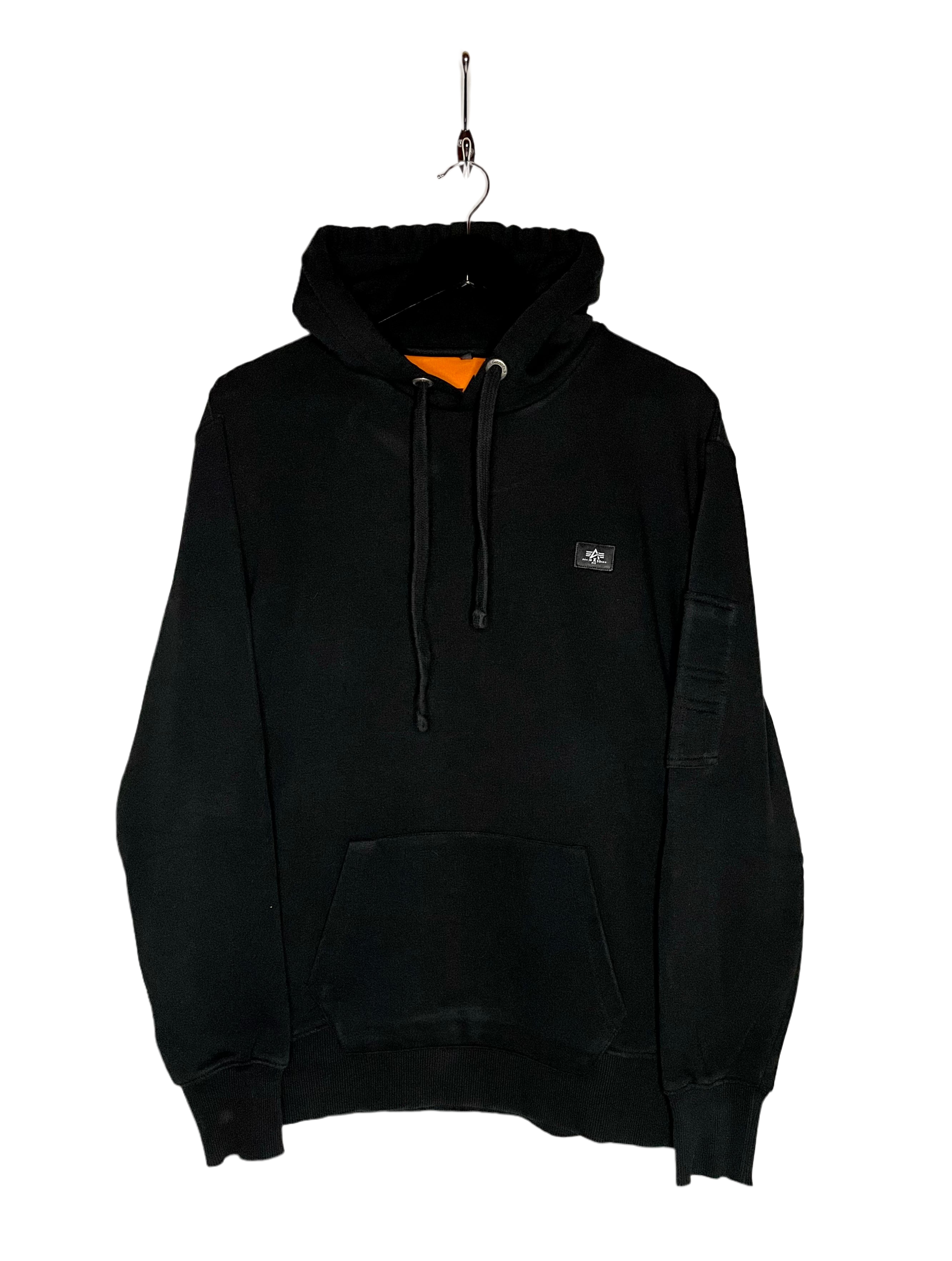 Alpha Industries Hoodie Black Size XL