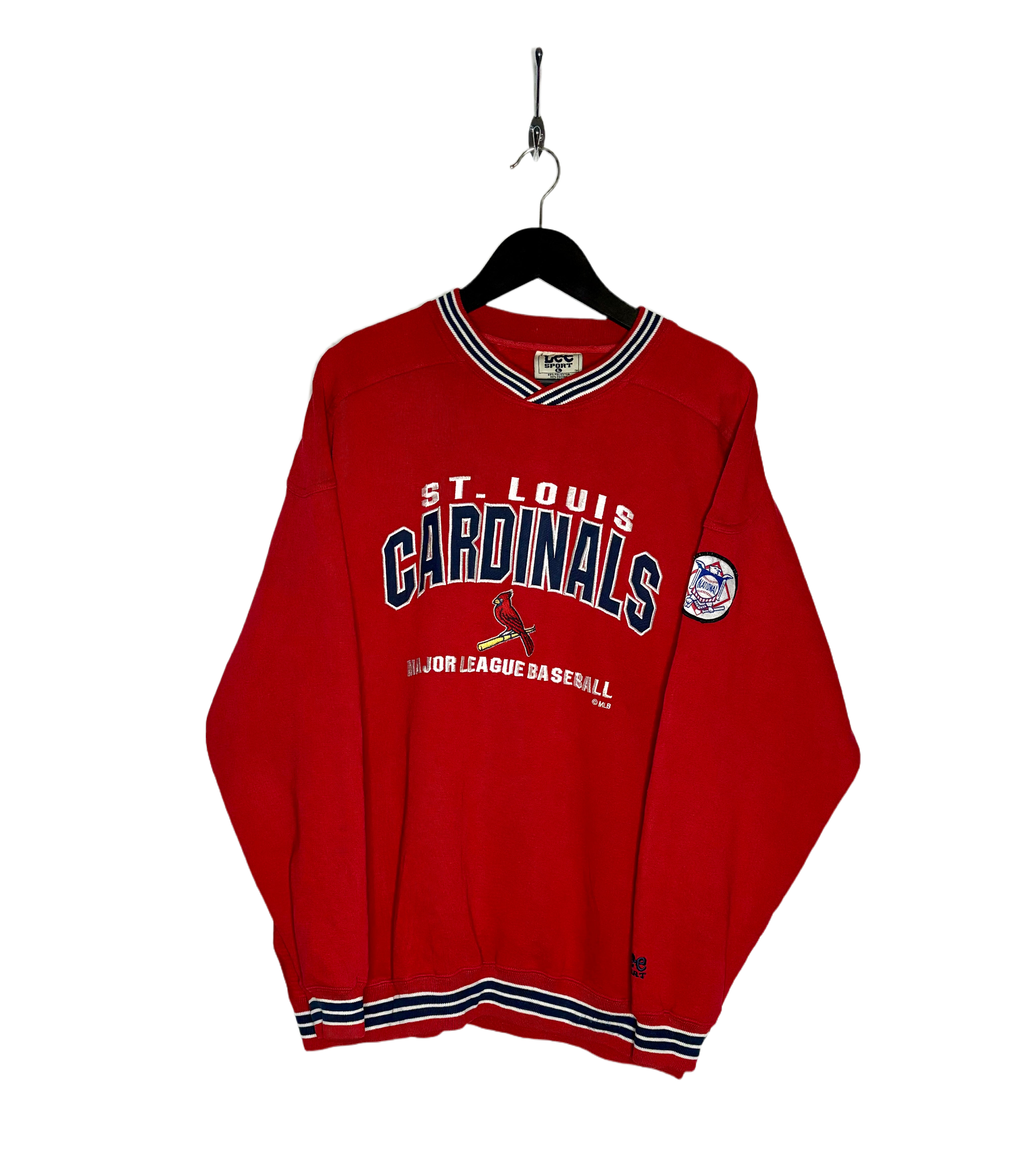 LEE Sport St. Louis Cardinals Vintage Sweater Rot Größe L