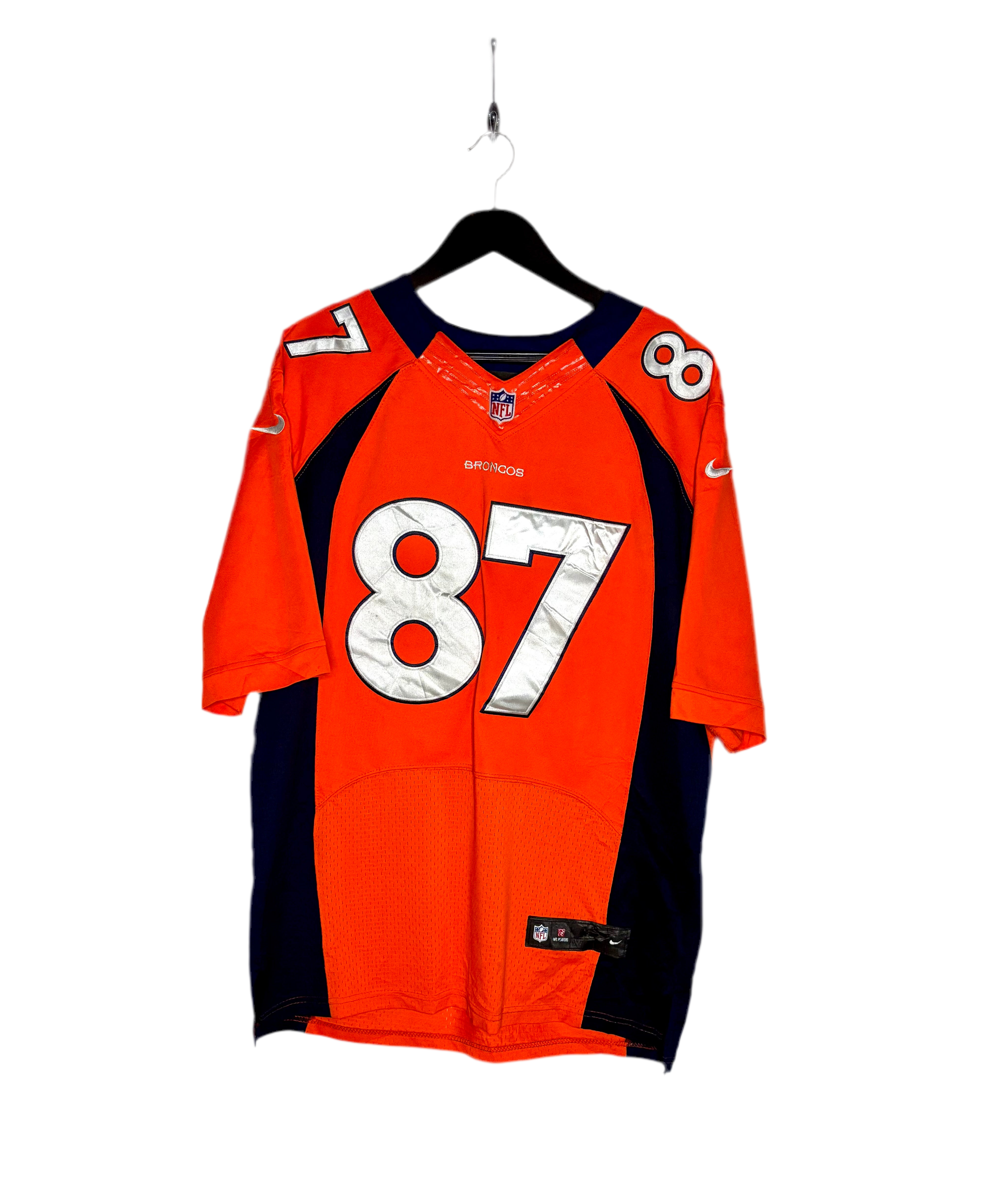 Nike Denver Broncos Jersey #87 Orange Größe L