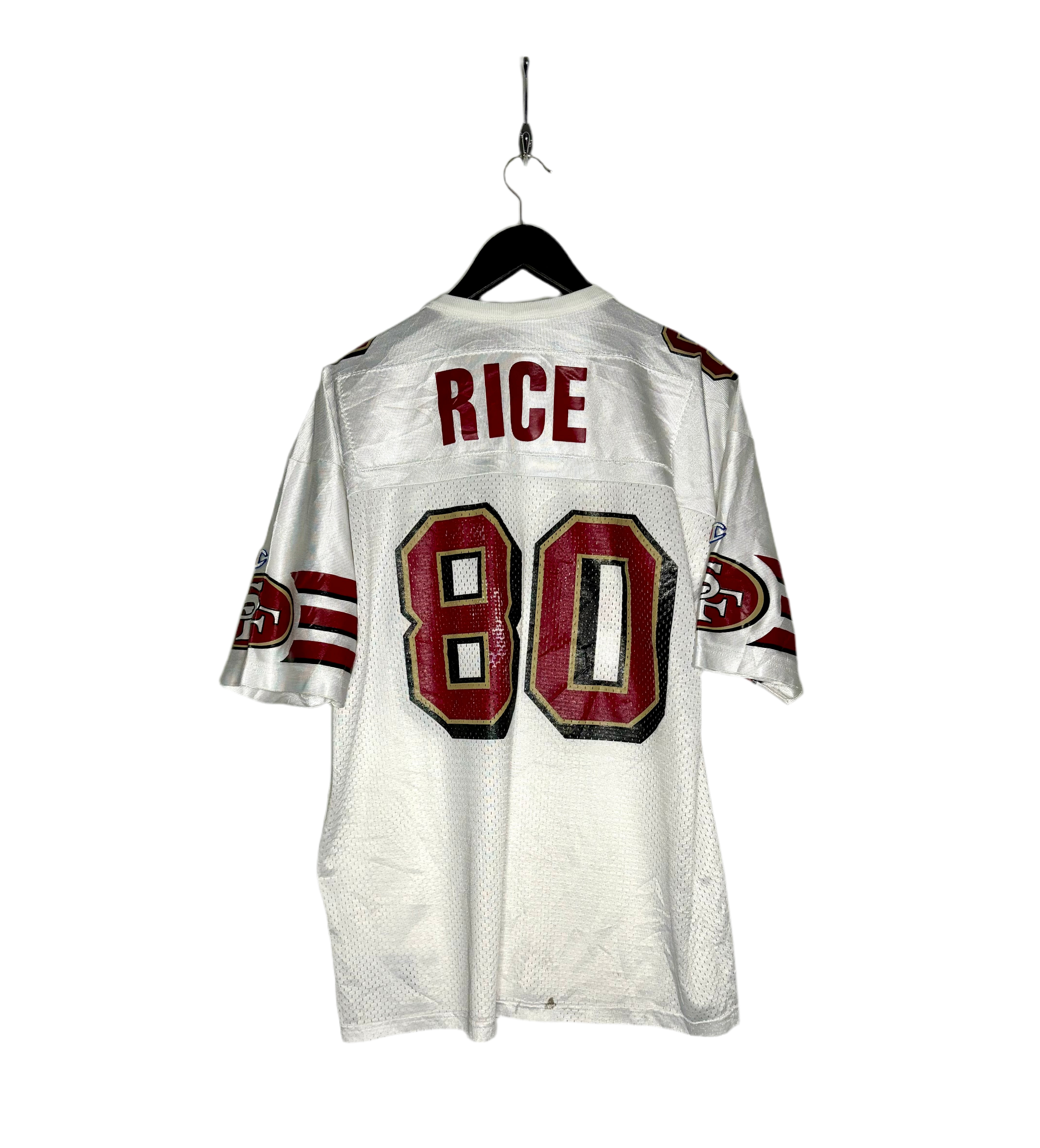 Champion Vintage NFL Jersey San Francisco 49ers #80 Jerry Rice Weiß Größe M