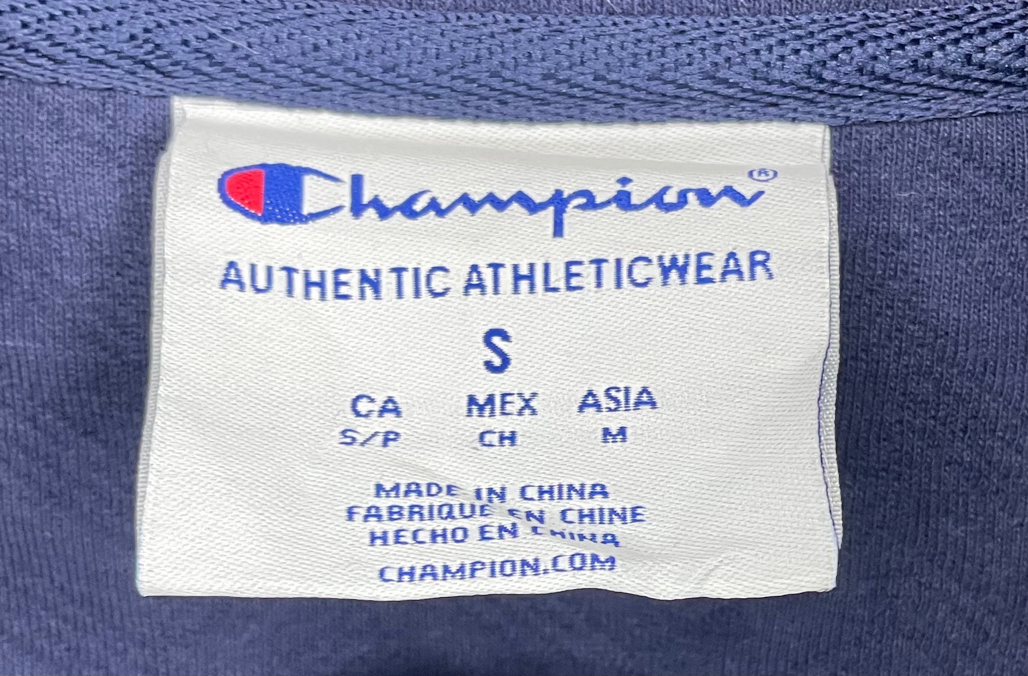 Champion Q-Zip Sweater Bulldogs Blau Größe S