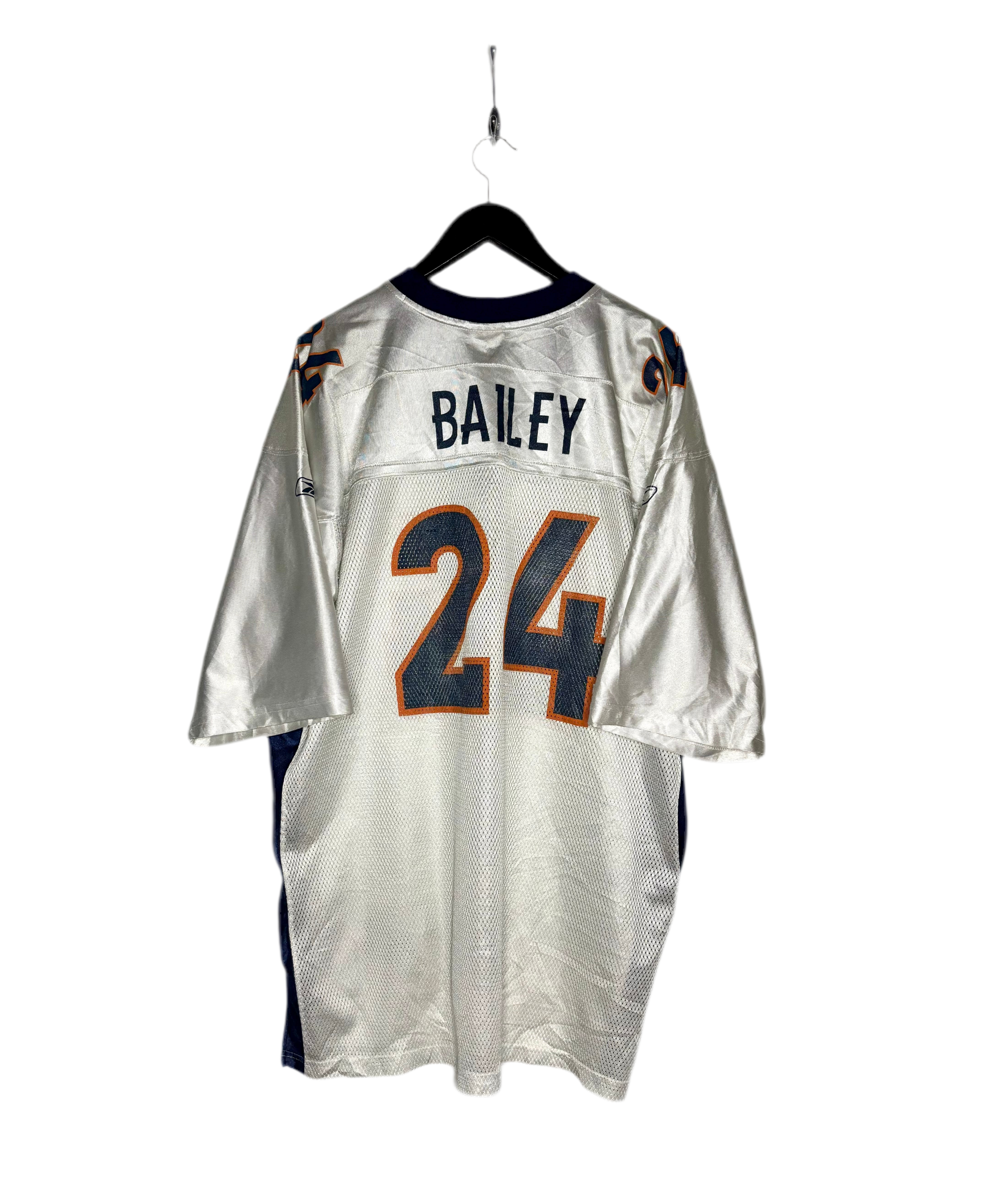 Reebok NFL Vintage Denver Broncos Jersey #24 Champ Bailey Weiß Größe XXL