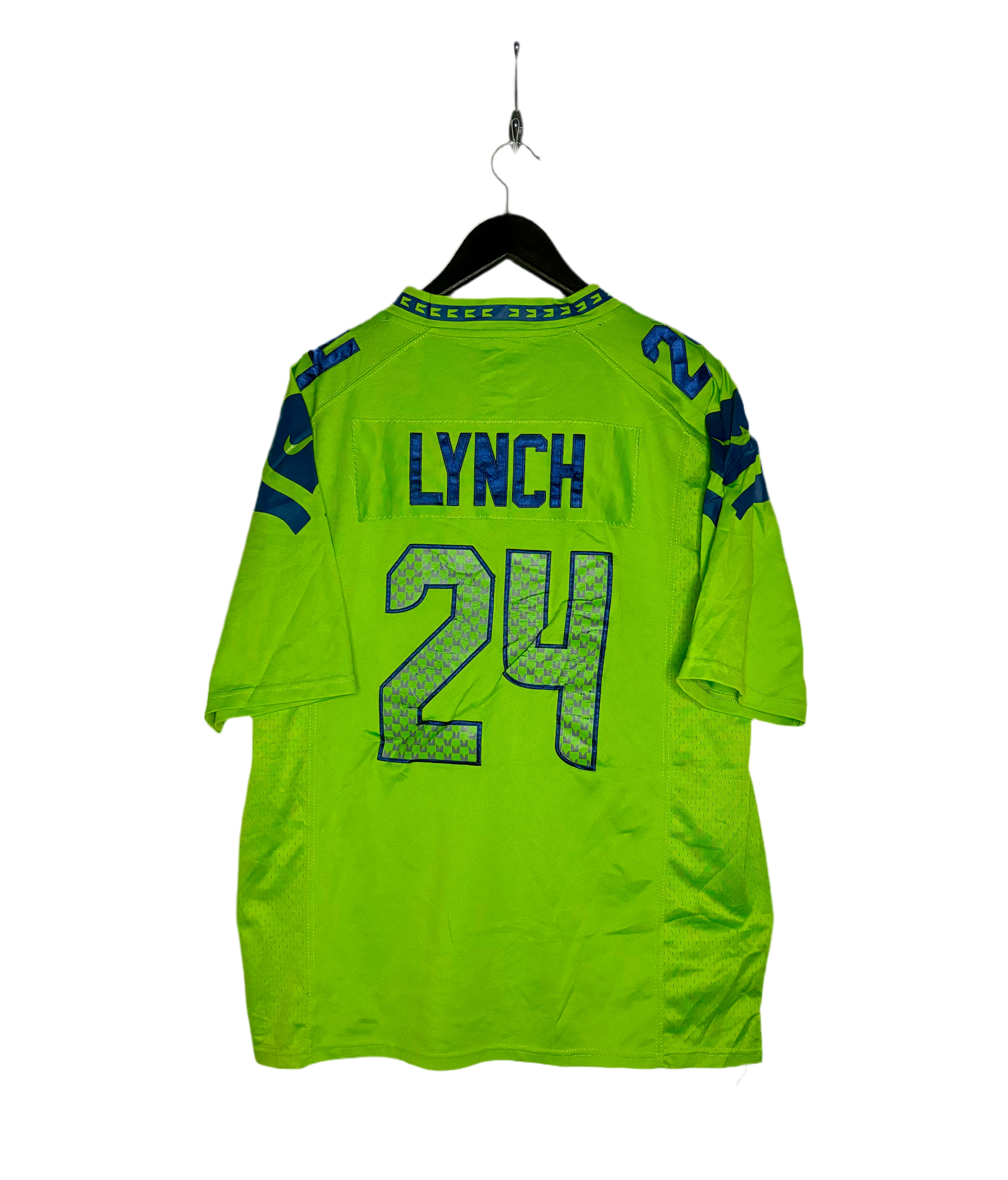 Nike NFL Seattle Seahawks Jersey #24 Marshawn Lynch Grün Größe M