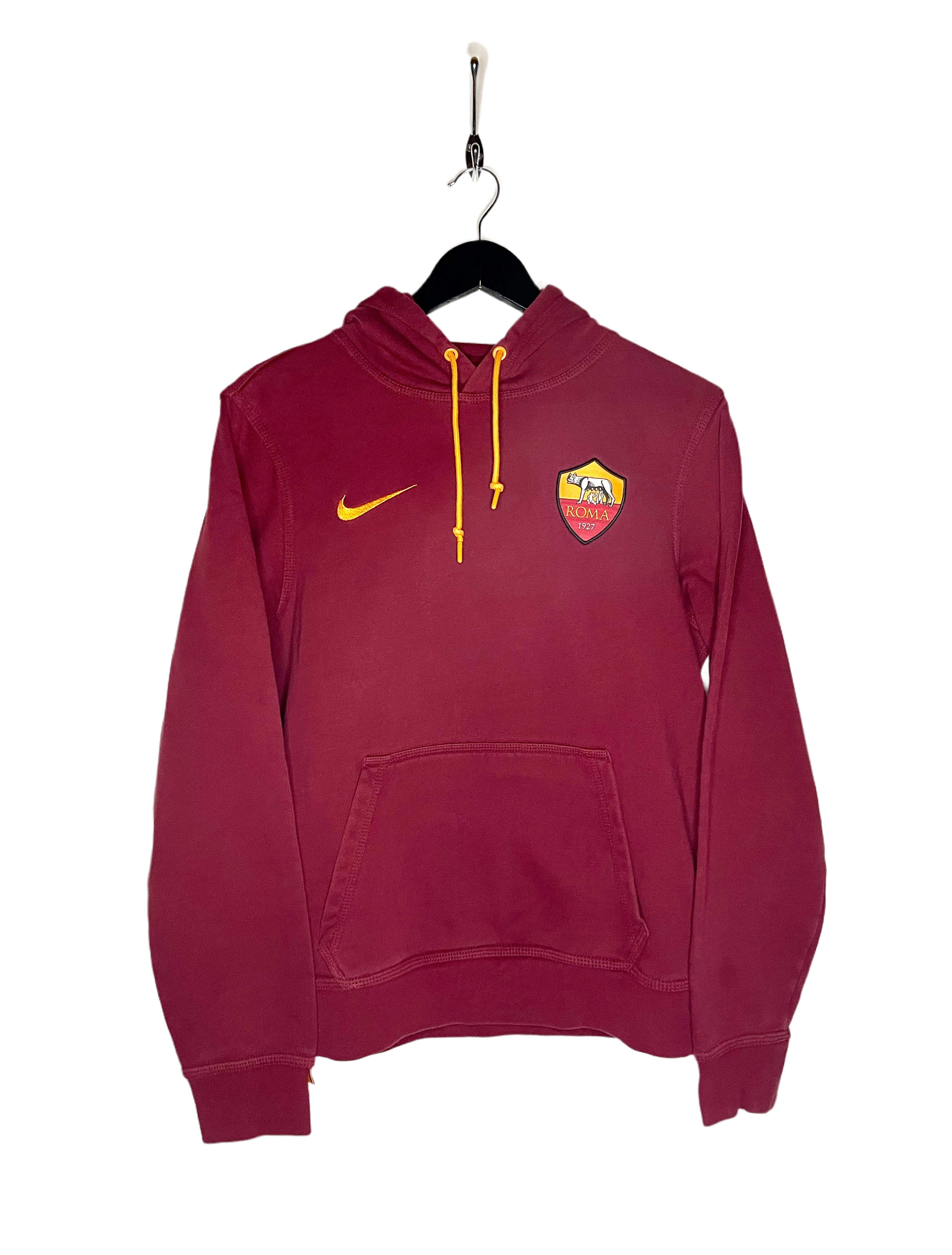 Nike Hoodie AS Roma Wine Red Size S 