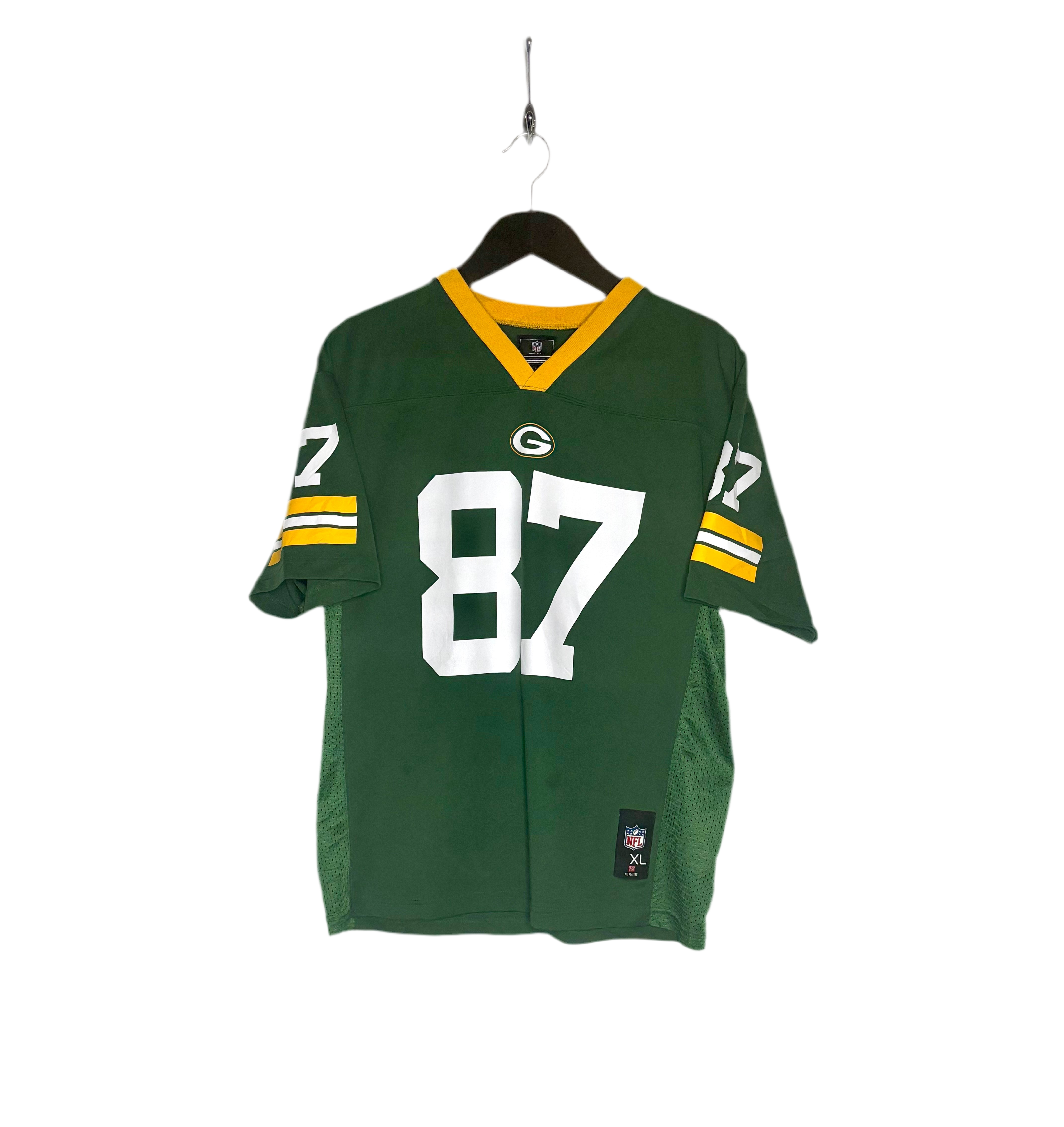 NFL Green Bay Packers Jersey #87 Jordy Nelson Grün Größe XL Kinder