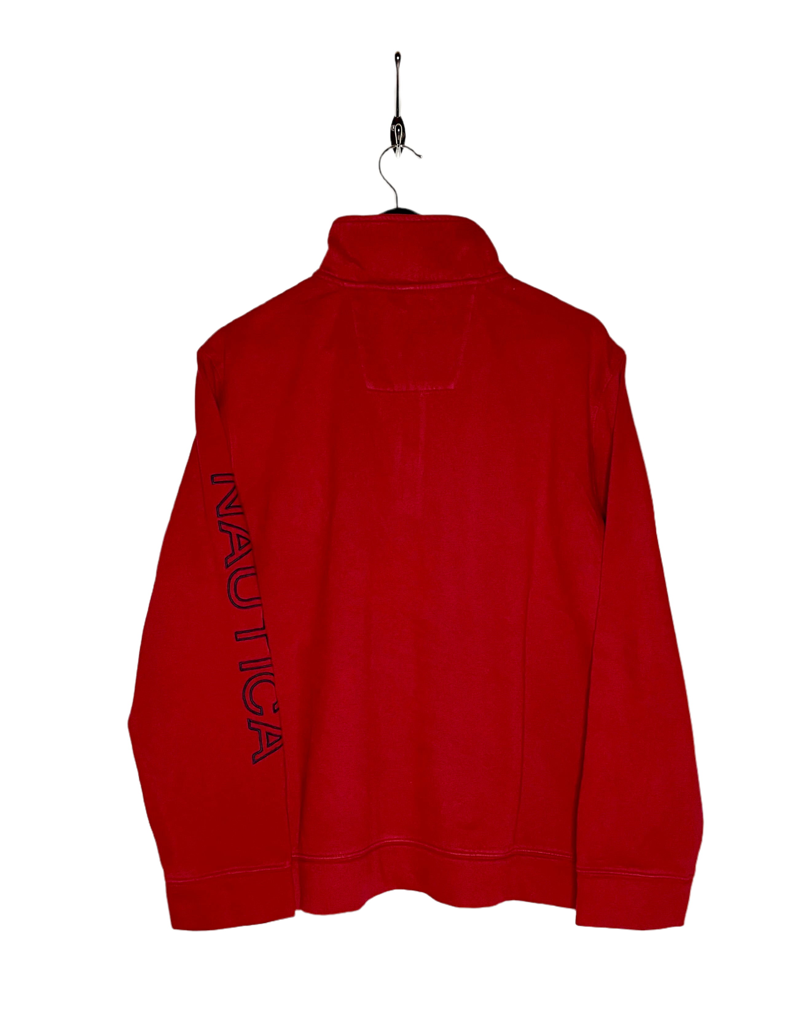 Nautica Q-Zip Sweater Red Size L