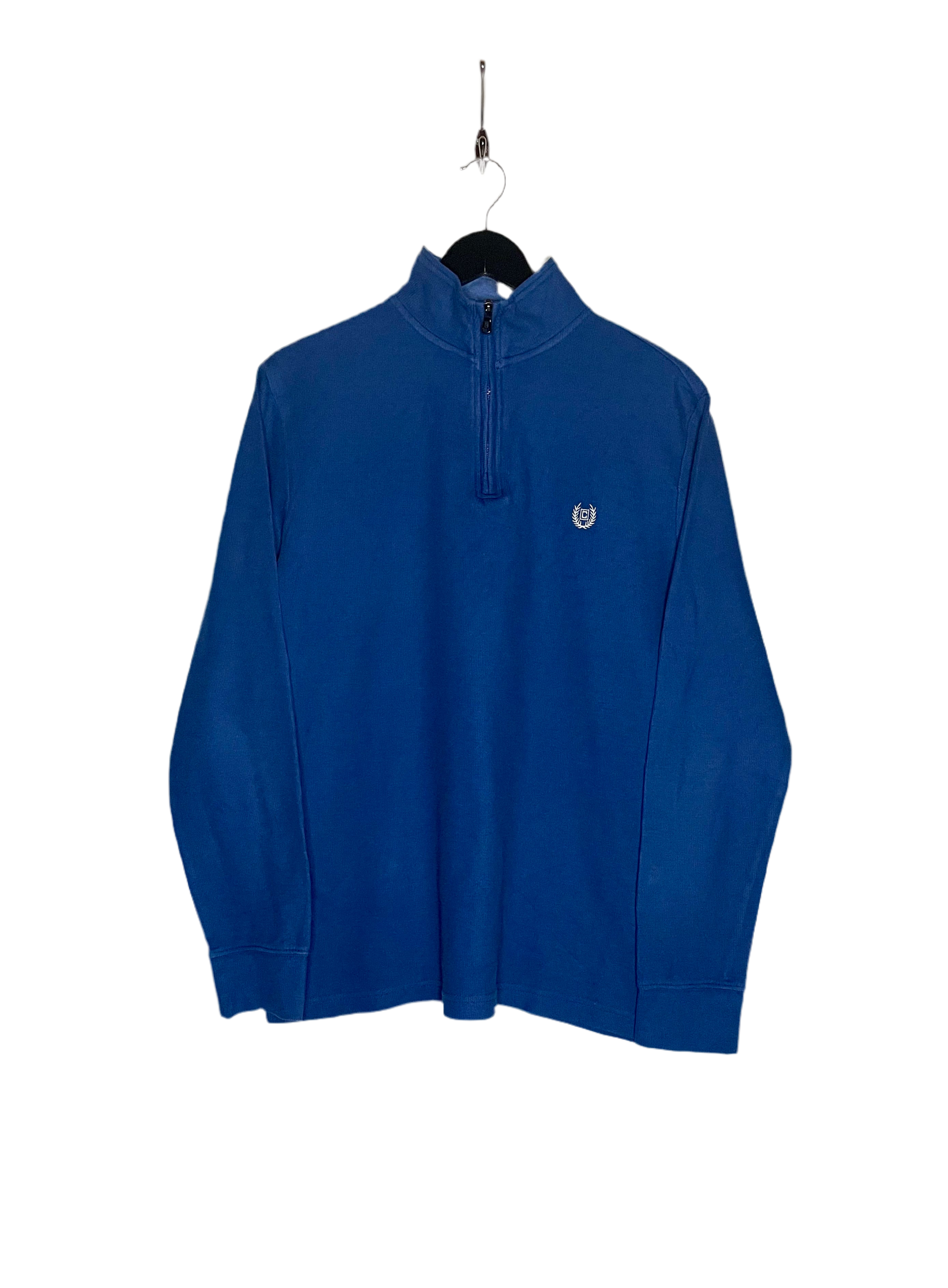 Chaps Vintage Q-Zip Pullover Blau Größe M