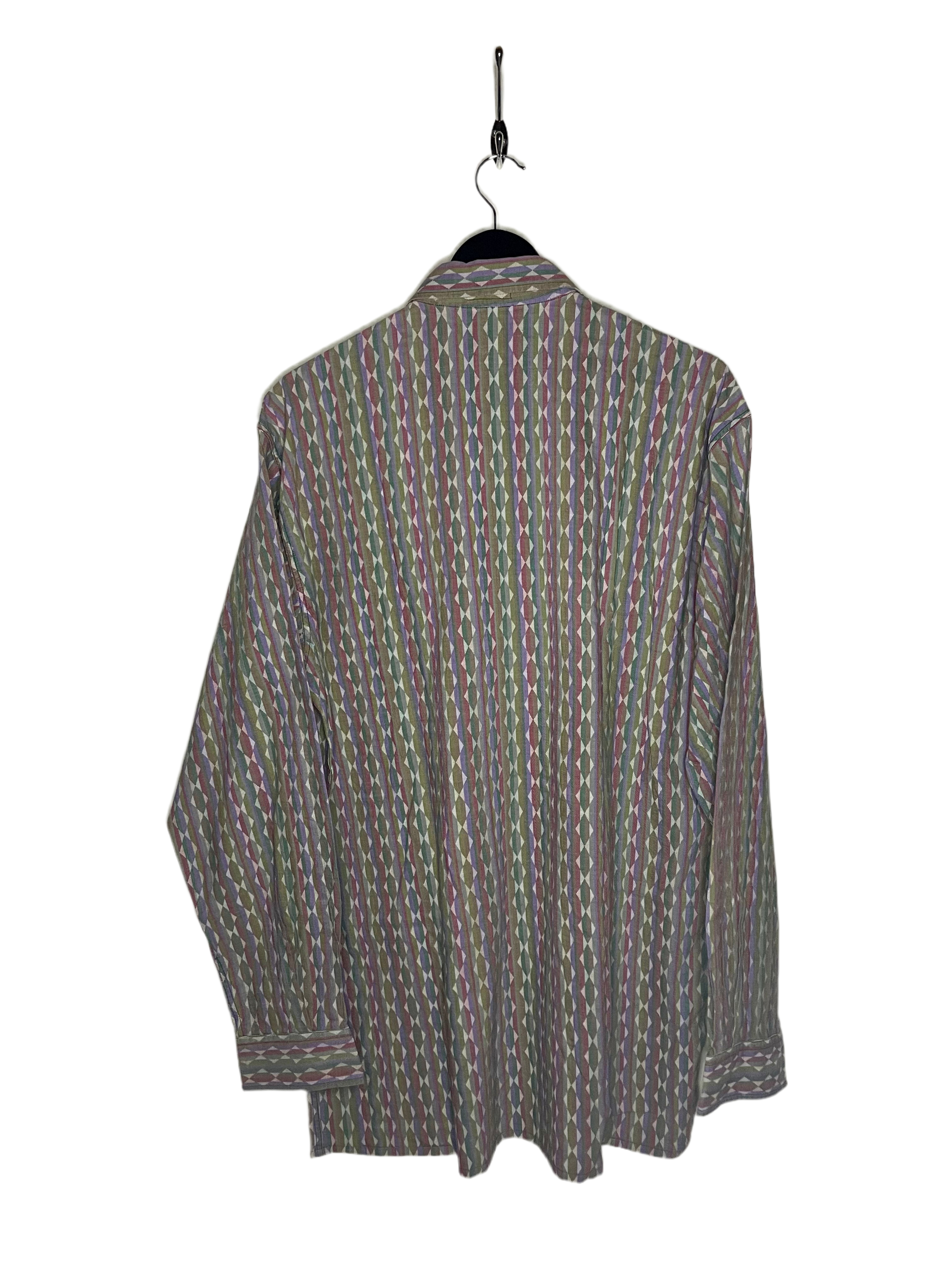 Camisa Missoni manga larga estampada talla XL