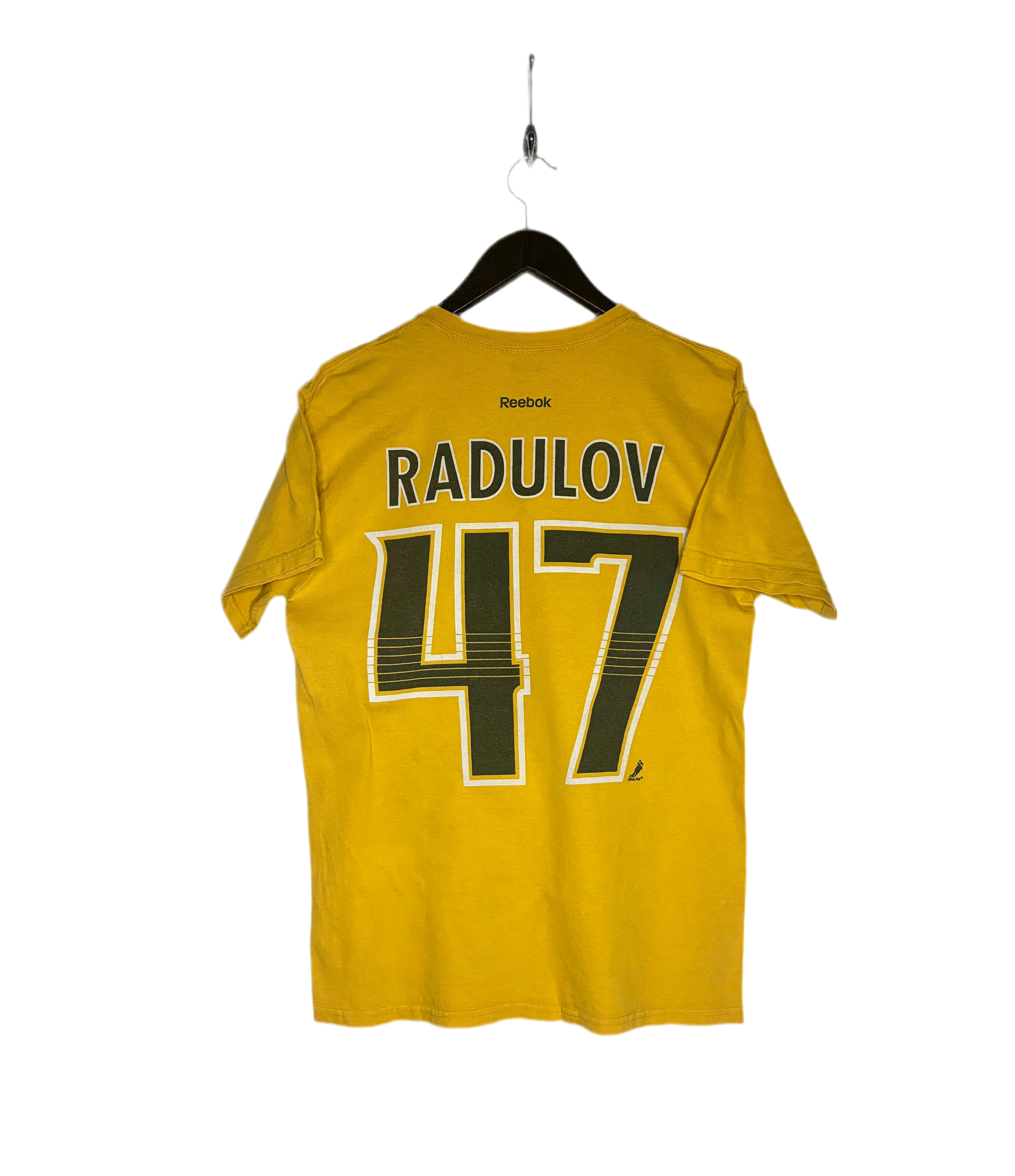 Reebok Vintage NHL Nashville Predators T-Shirt #47 Alexander Radulov Gelb Größe M