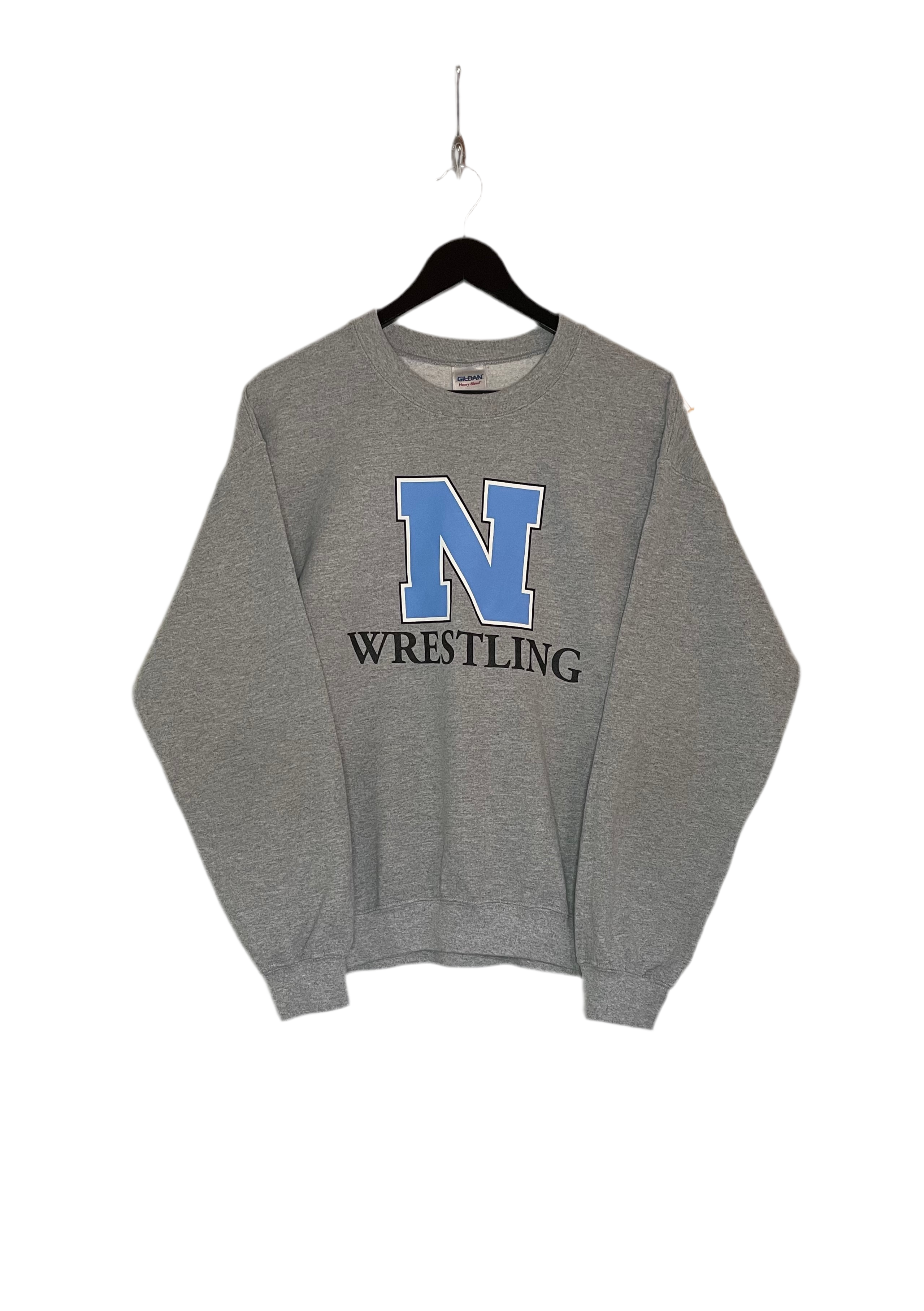 Gildan North Carolina University Sweater Wrestling Grau Größe M