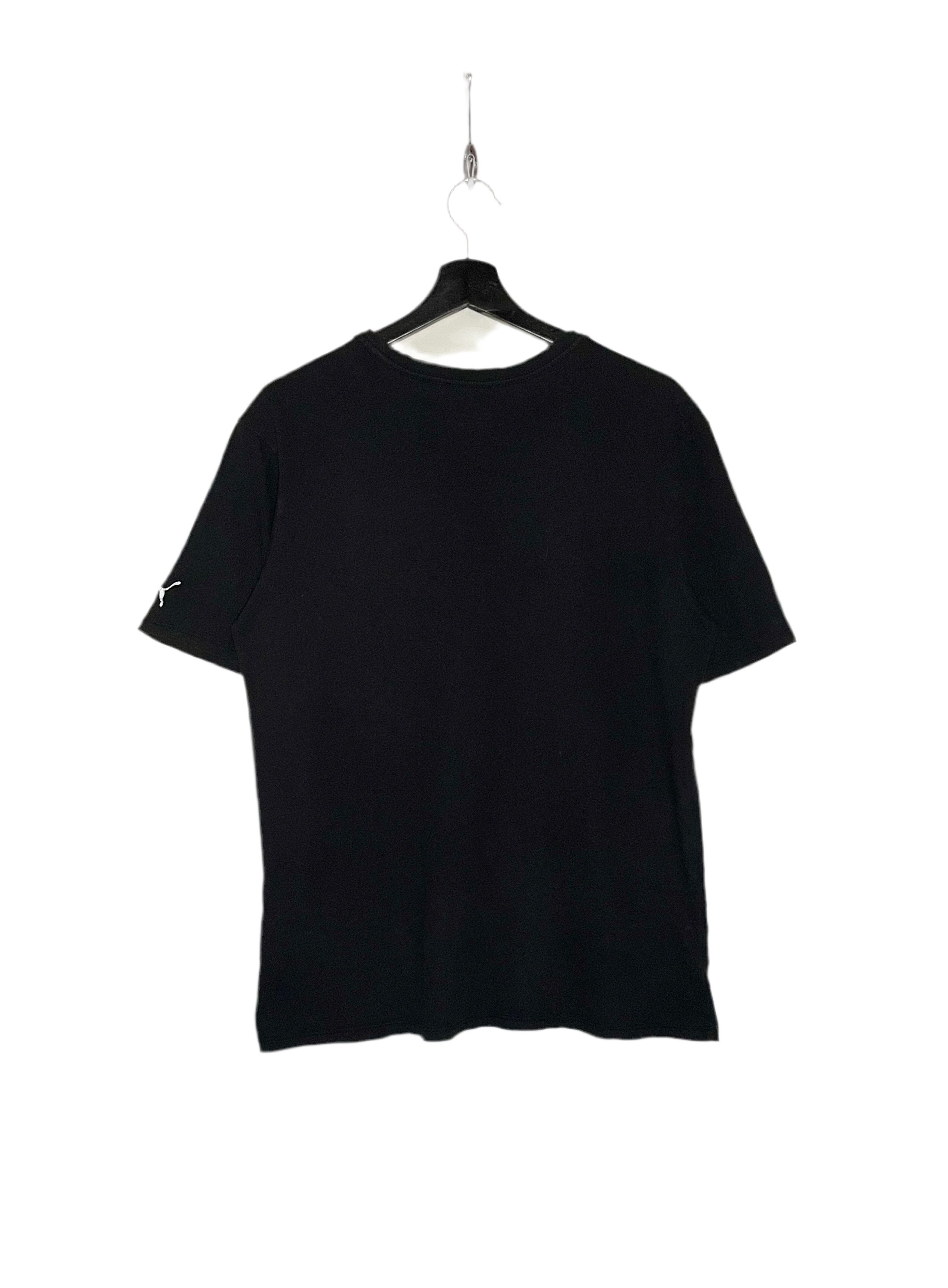 Puma Vintage T-Shirt Logo Druck Schwarz Größe S