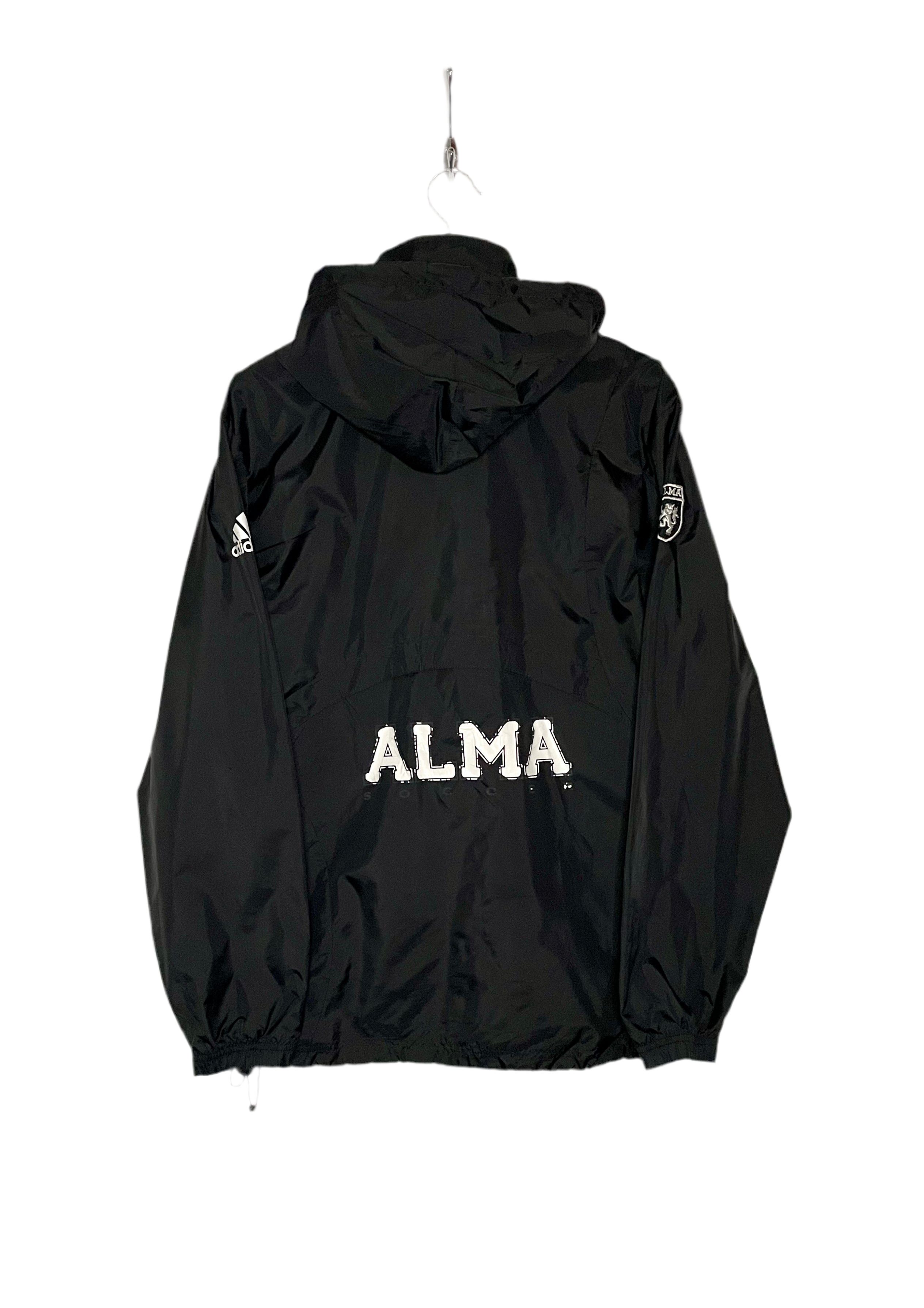 Adidas Regenjacke ALMA Soccer Schwarz Größe S